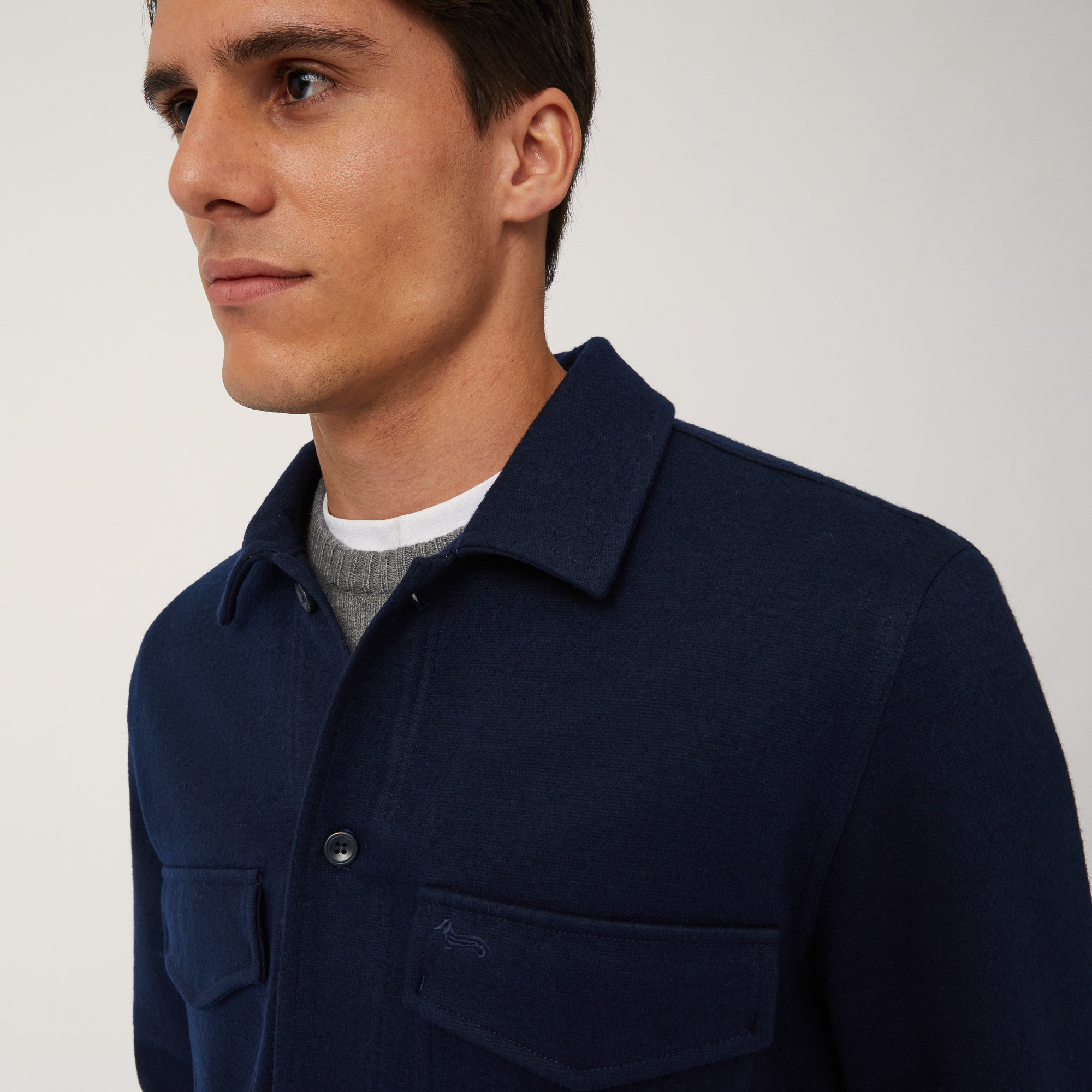 Wool-Blend Overshirt, , large image number 2