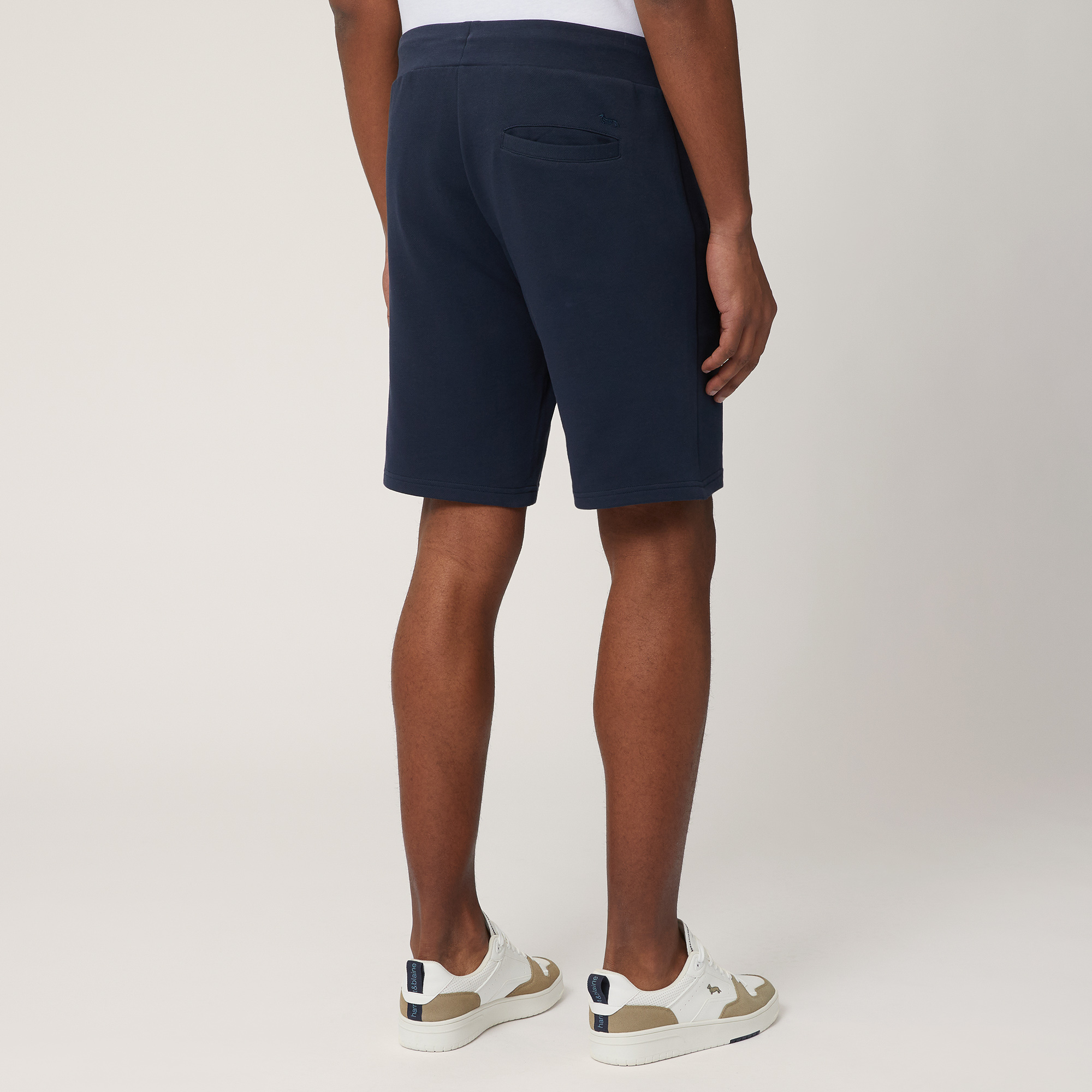 Cotton Sporty Bermuda Shorts