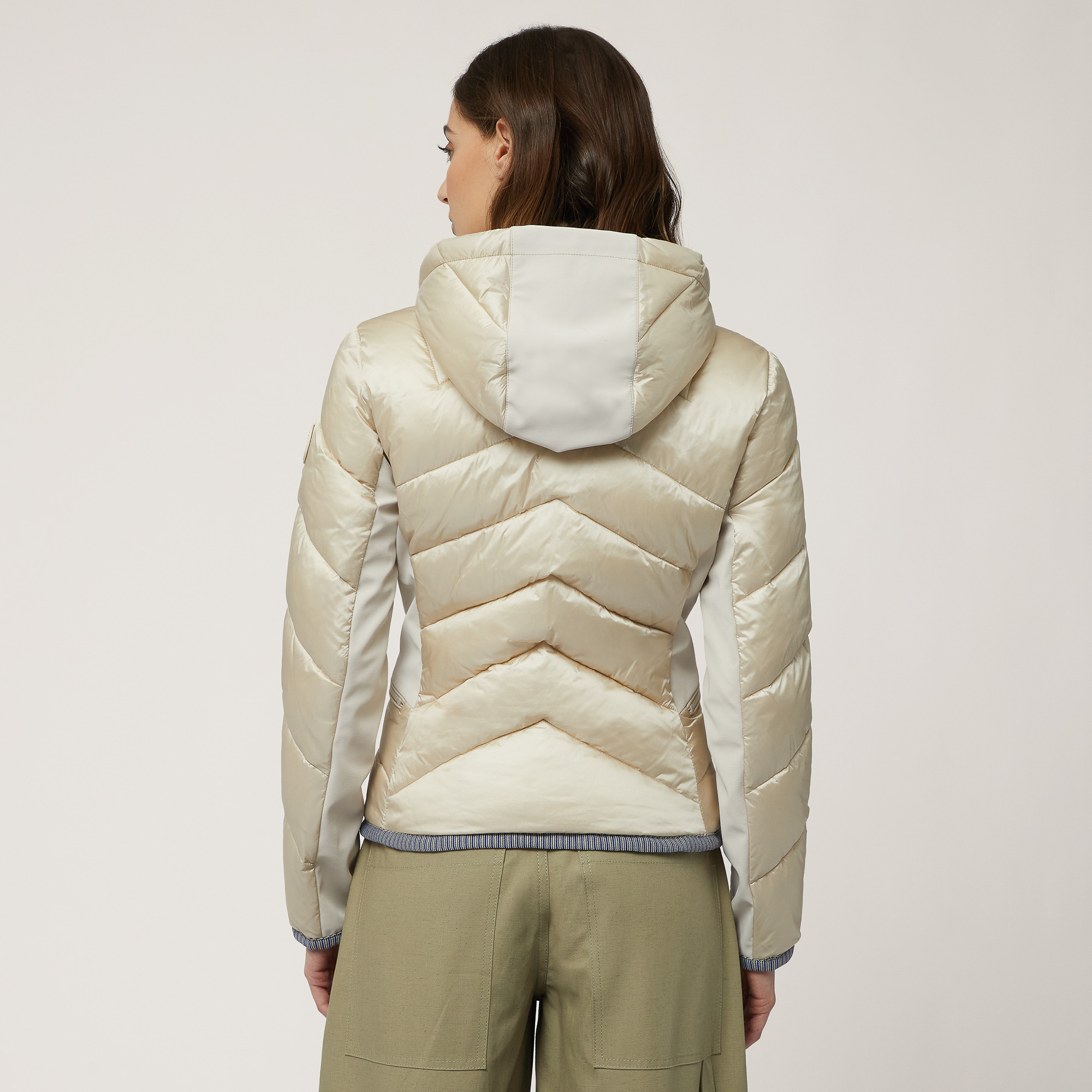 Jacket with Contrasting Trims, Light Blue, large image number 1