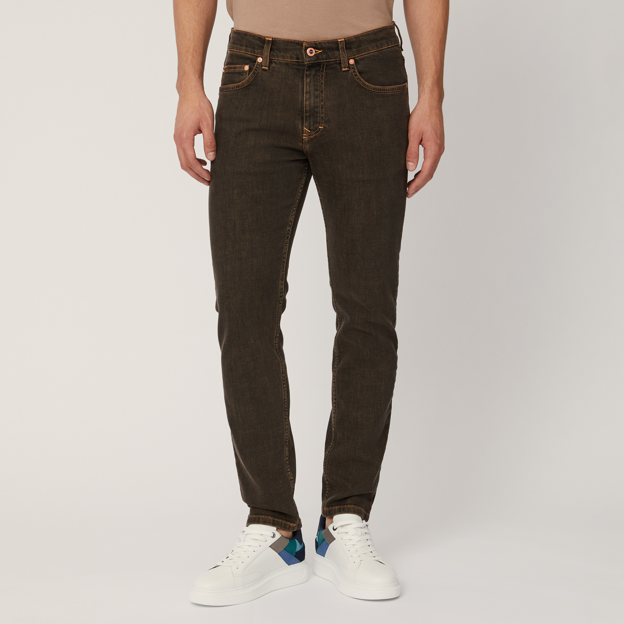 Narrow 5-Pocket Pants