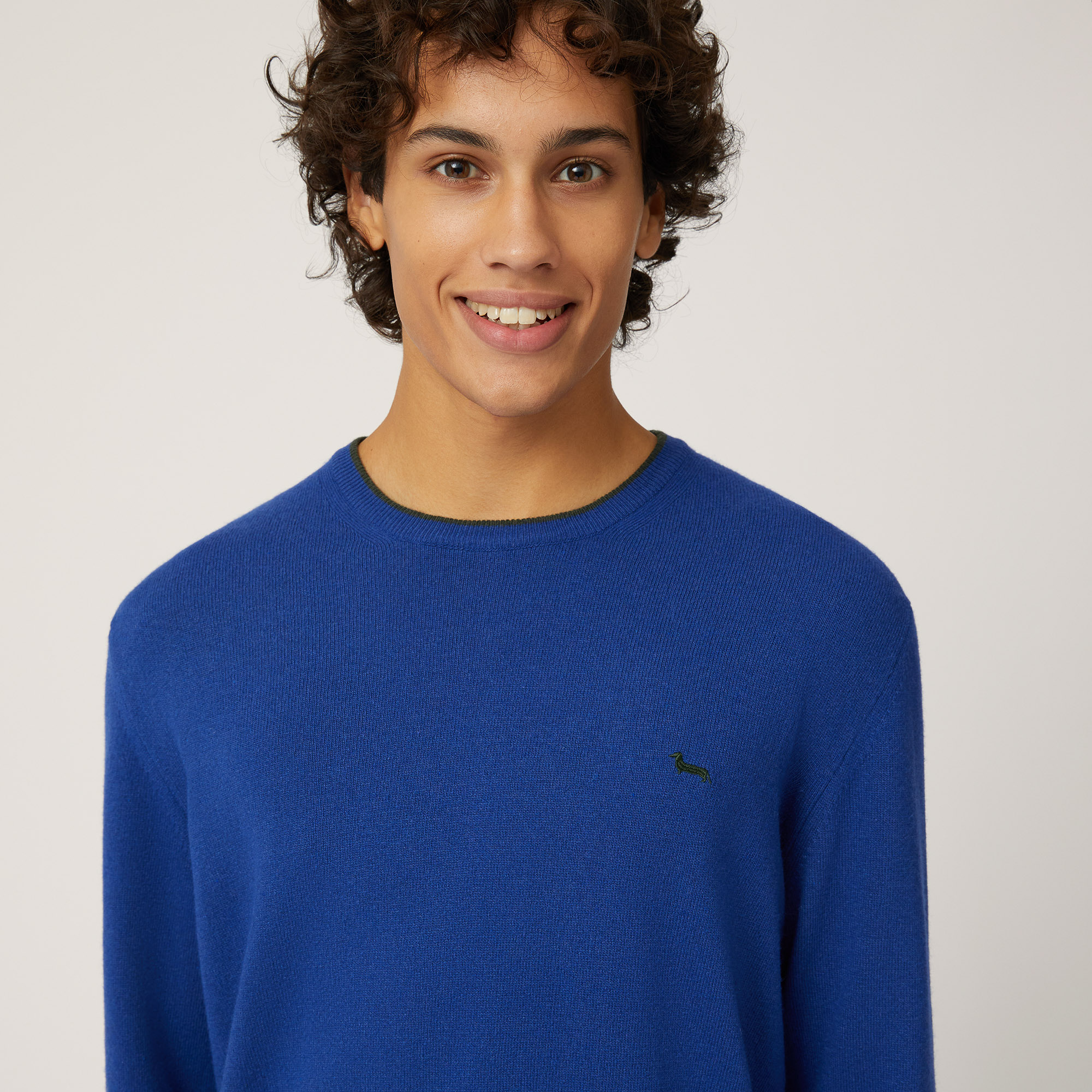 Pullover with Striped Details, Light Blue, large image number 2