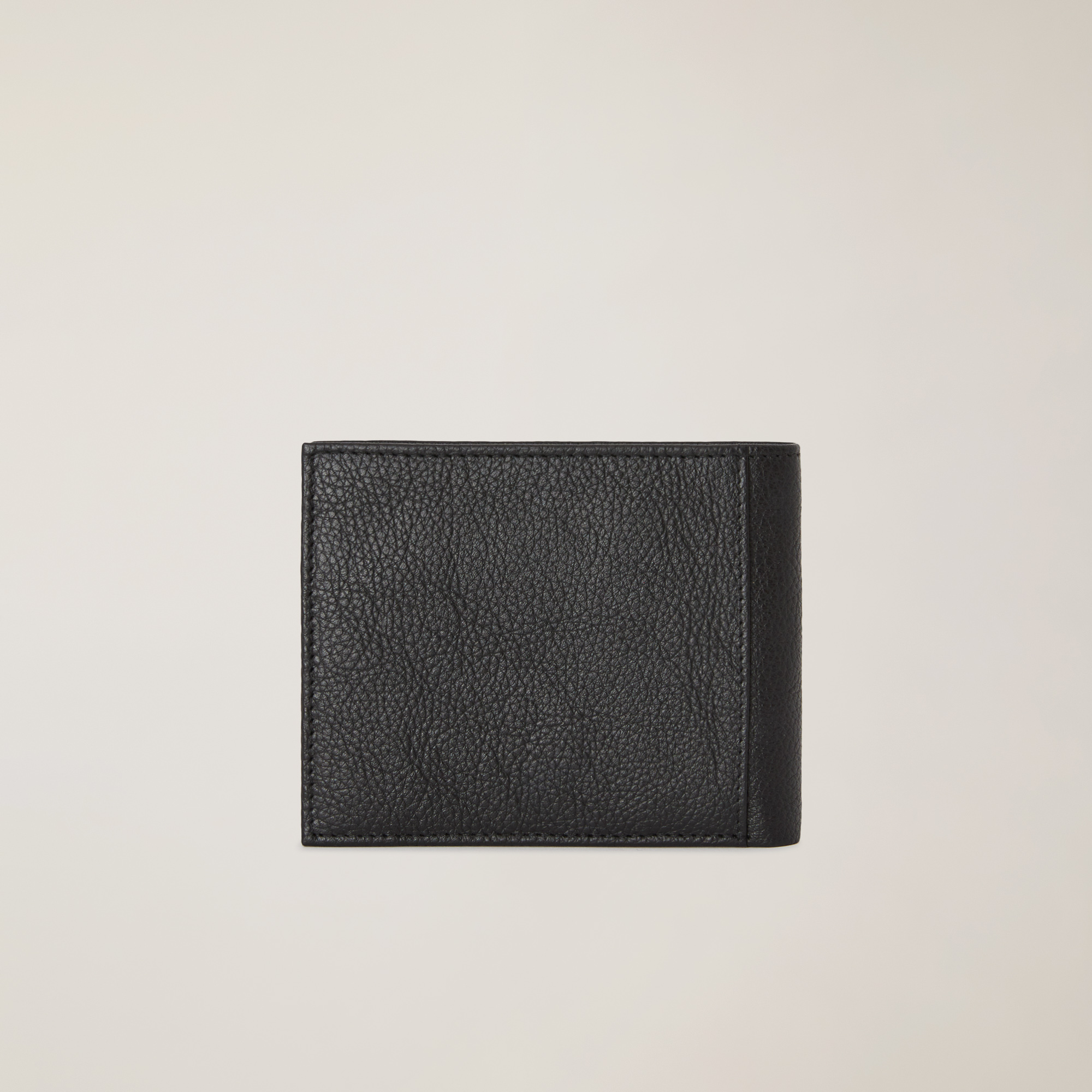 Portafoglio Bifold Logo, Nero, large image number 1