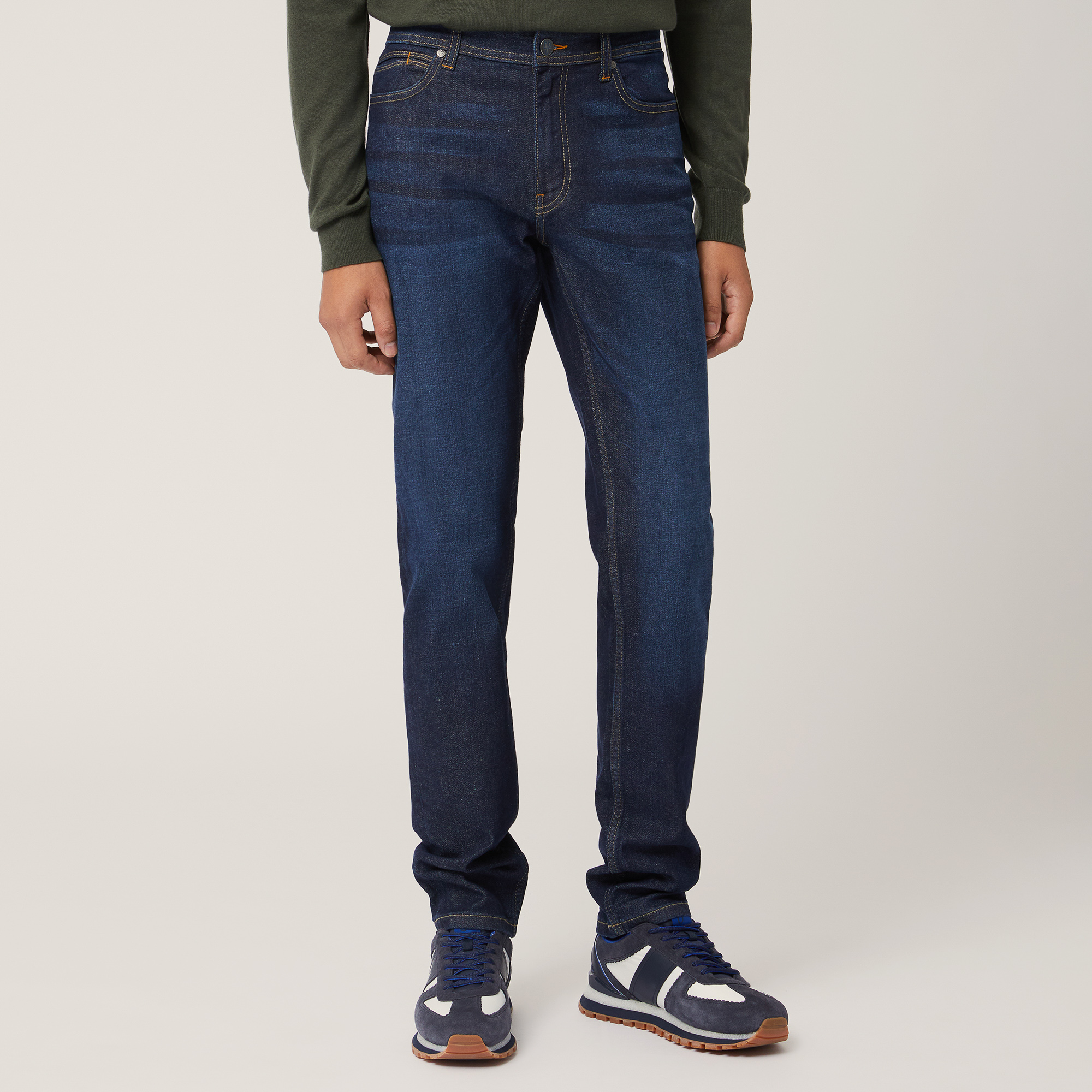 Pantaloni Narrow In Denim