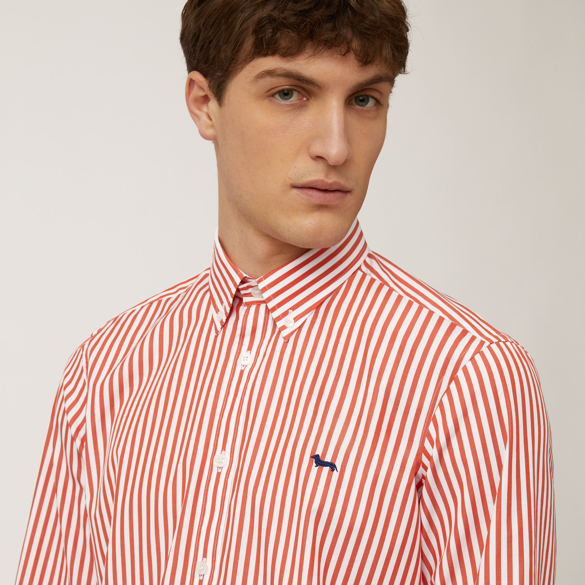 Sorbet Stripe Shirt, Orange, large image number 2