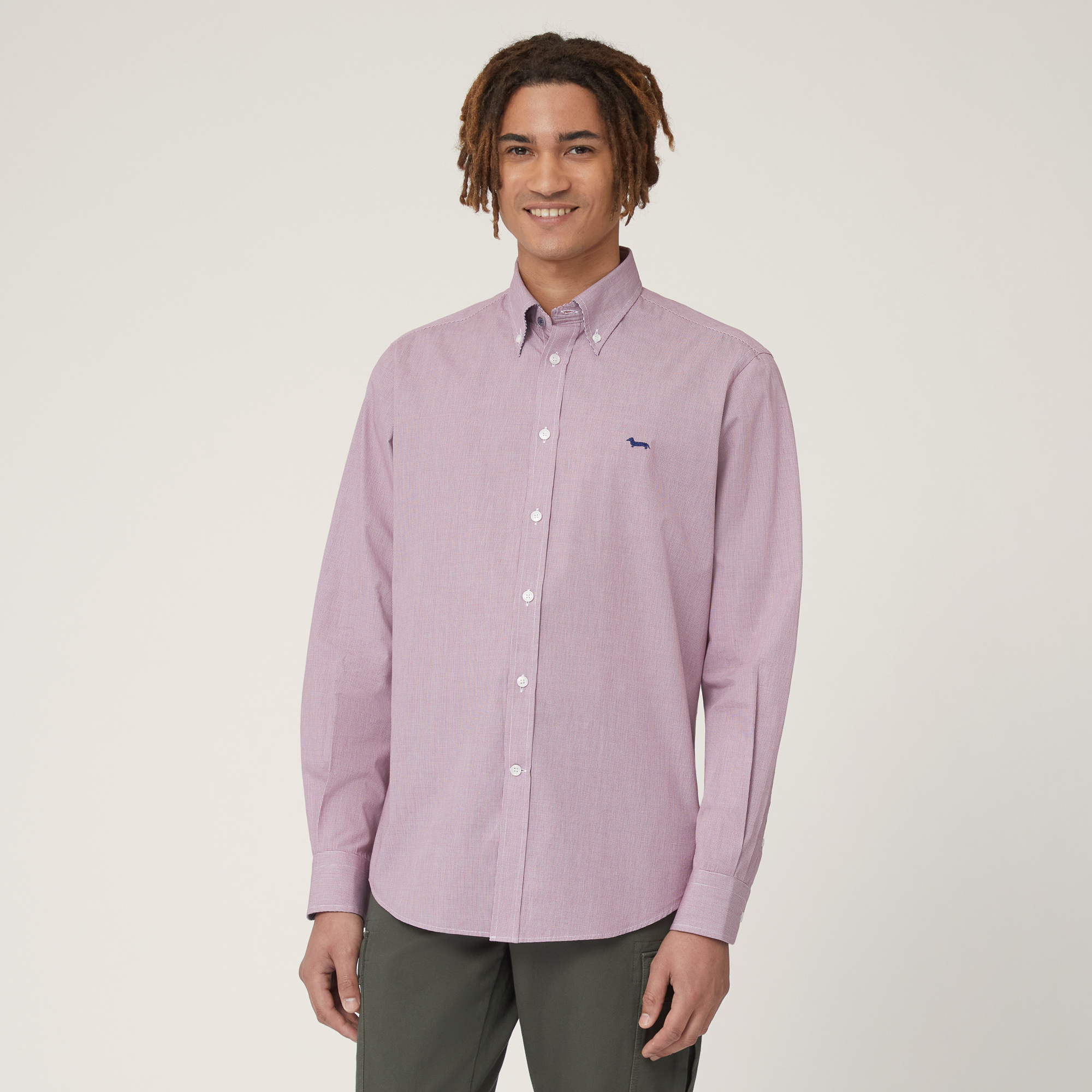 Shirt with Contrasting Inner Detail