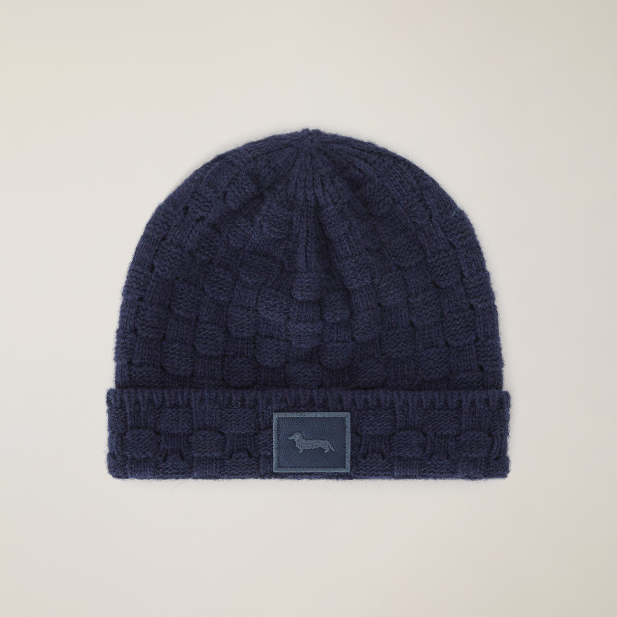 Wool and Cashmere Beanie, Blu, large image number 0