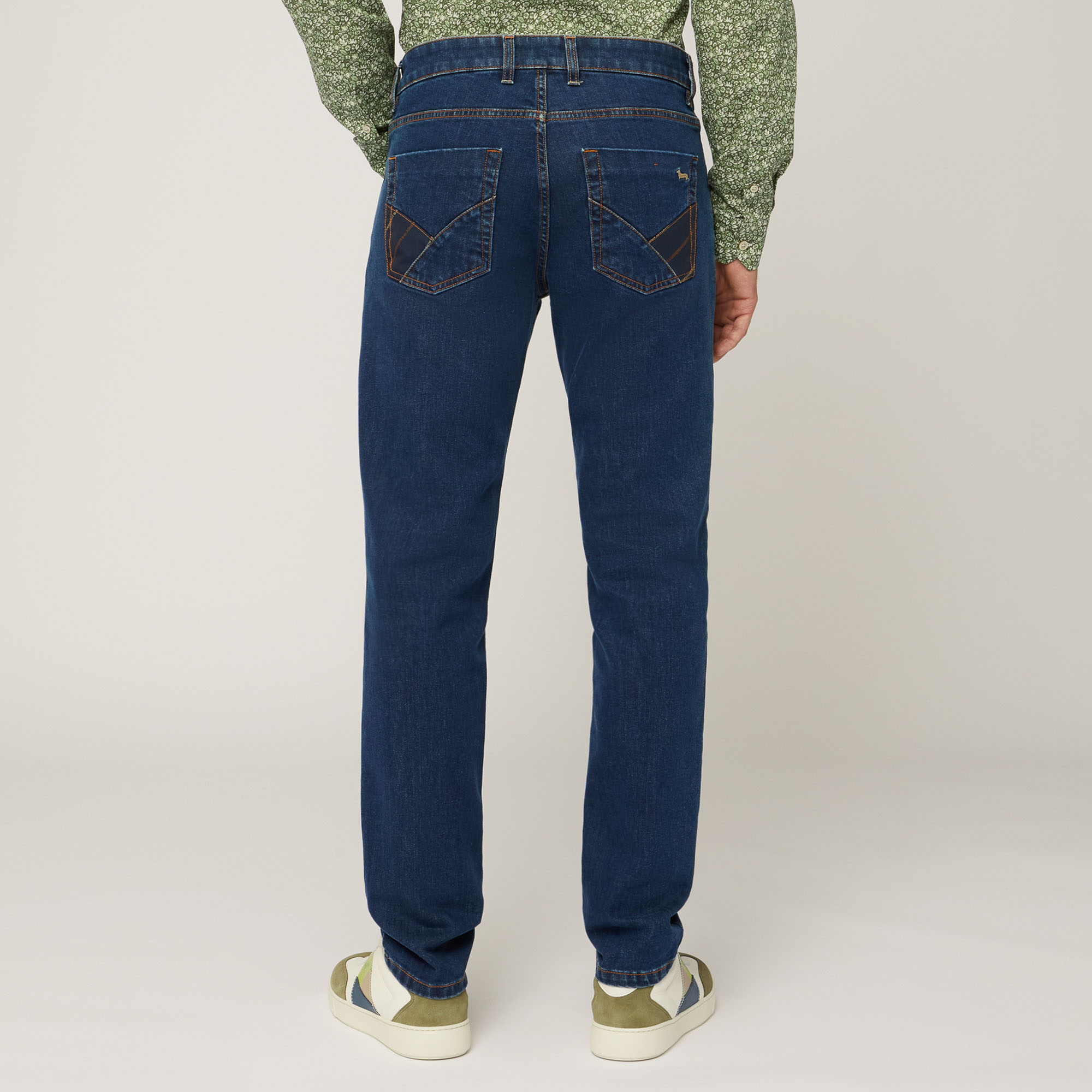 Denim Pants with Inserts