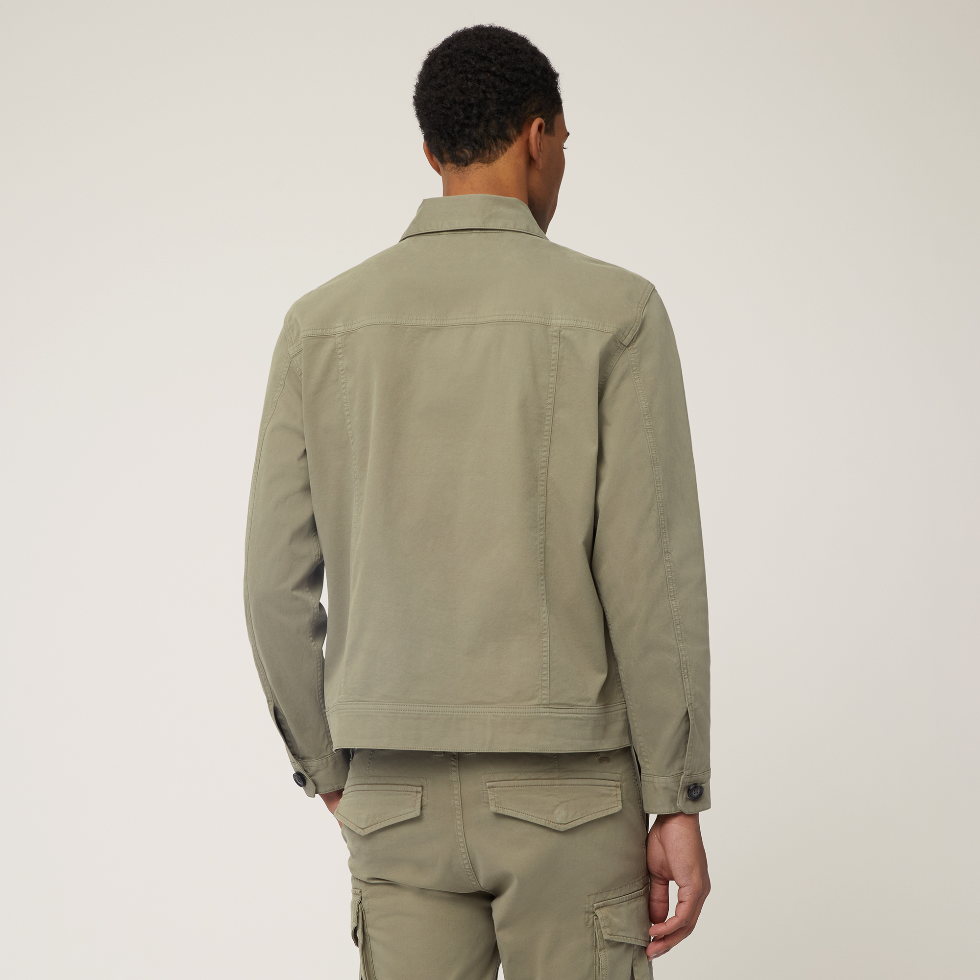 Overshirt In Cavalry, Verde Militare, large image number 1