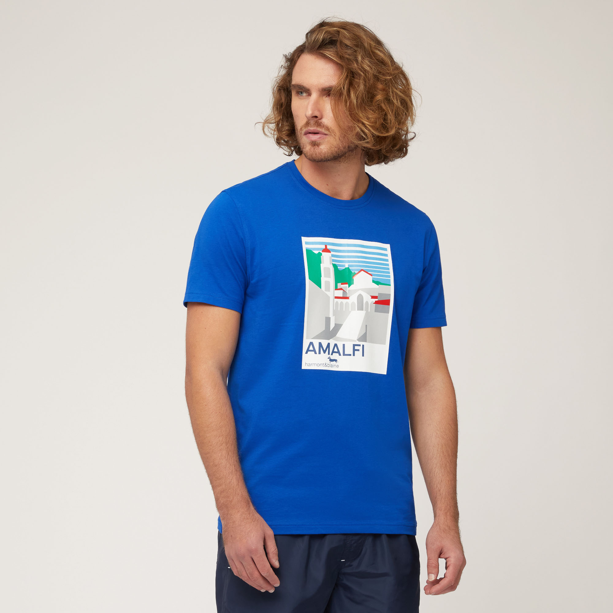 T-shirt Côte Amalfitaine, Hortensia, large