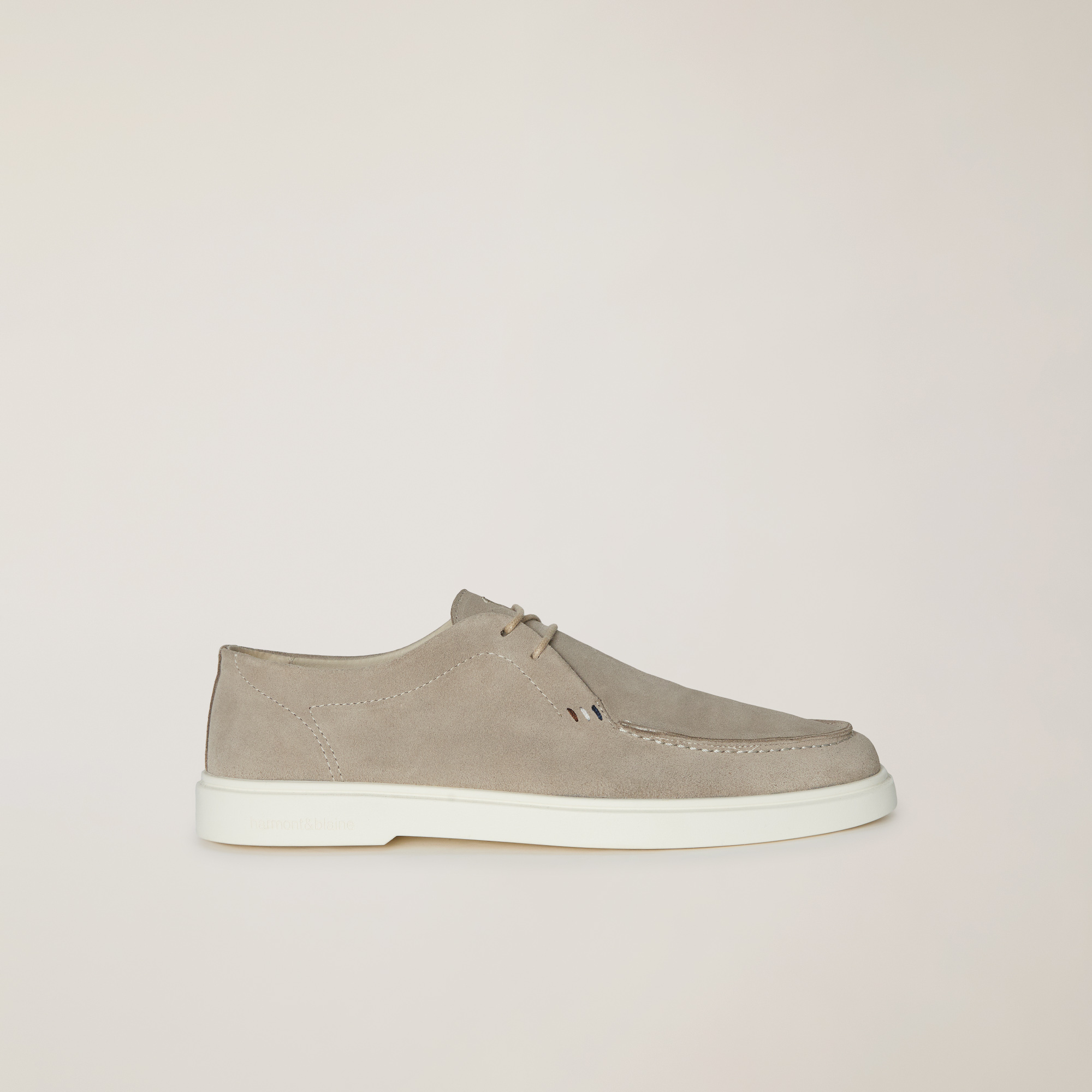 Zapato de ante con cordones, Beige, large image number 0