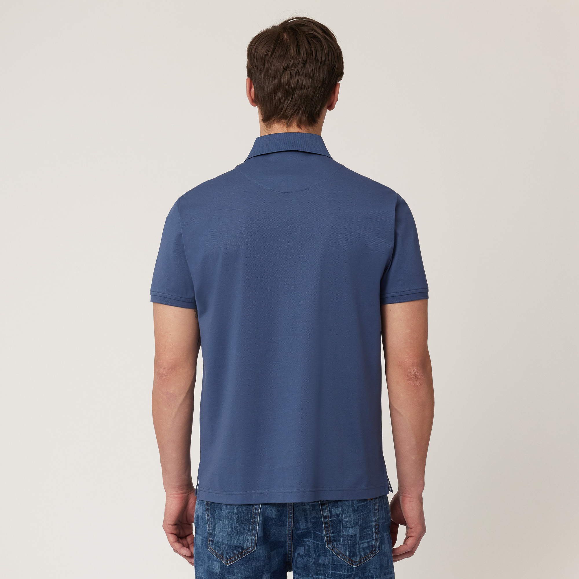 Polo with Pocket, Marine Blue, large image number 1