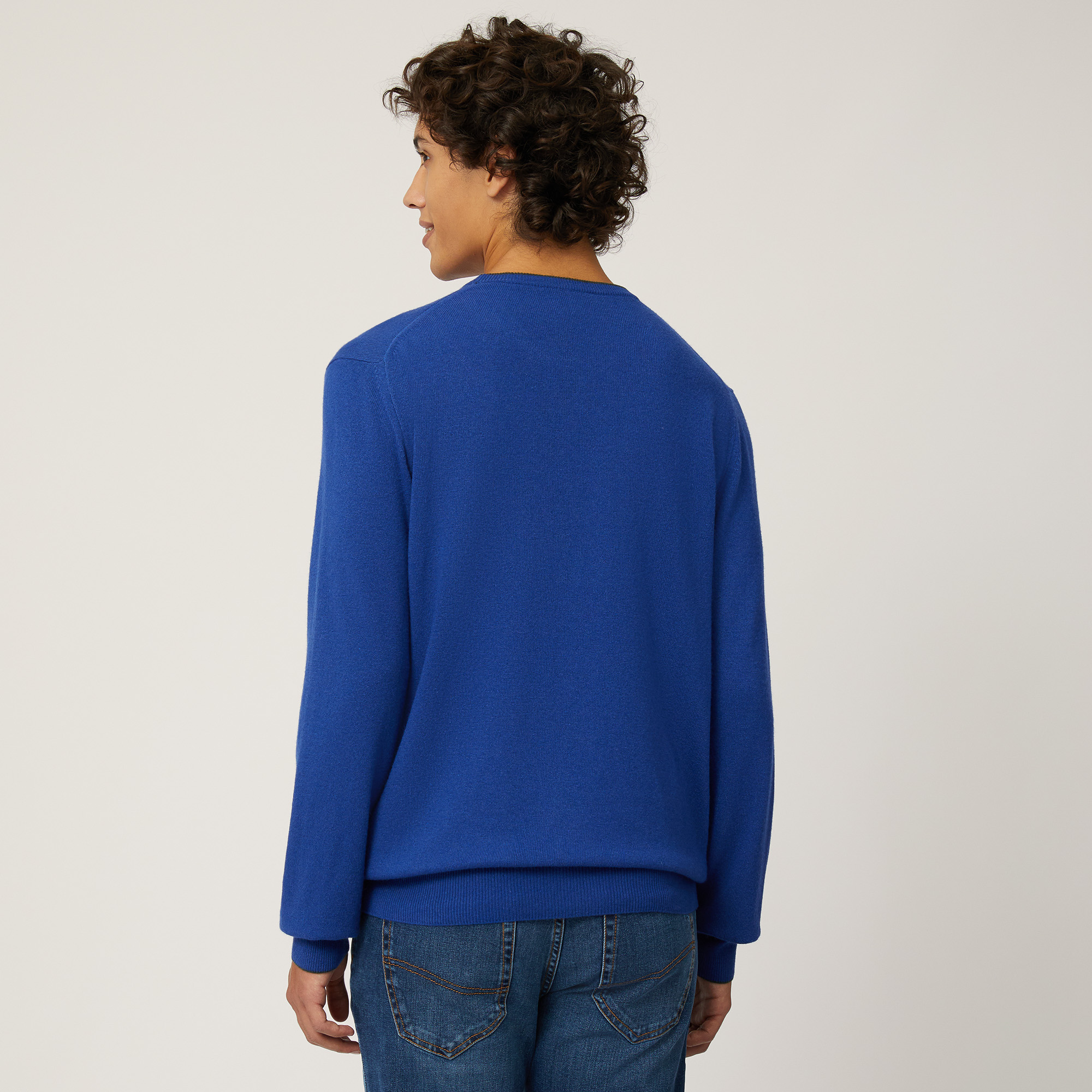 Pullover with Striped Details, Light Blue, large image number 1