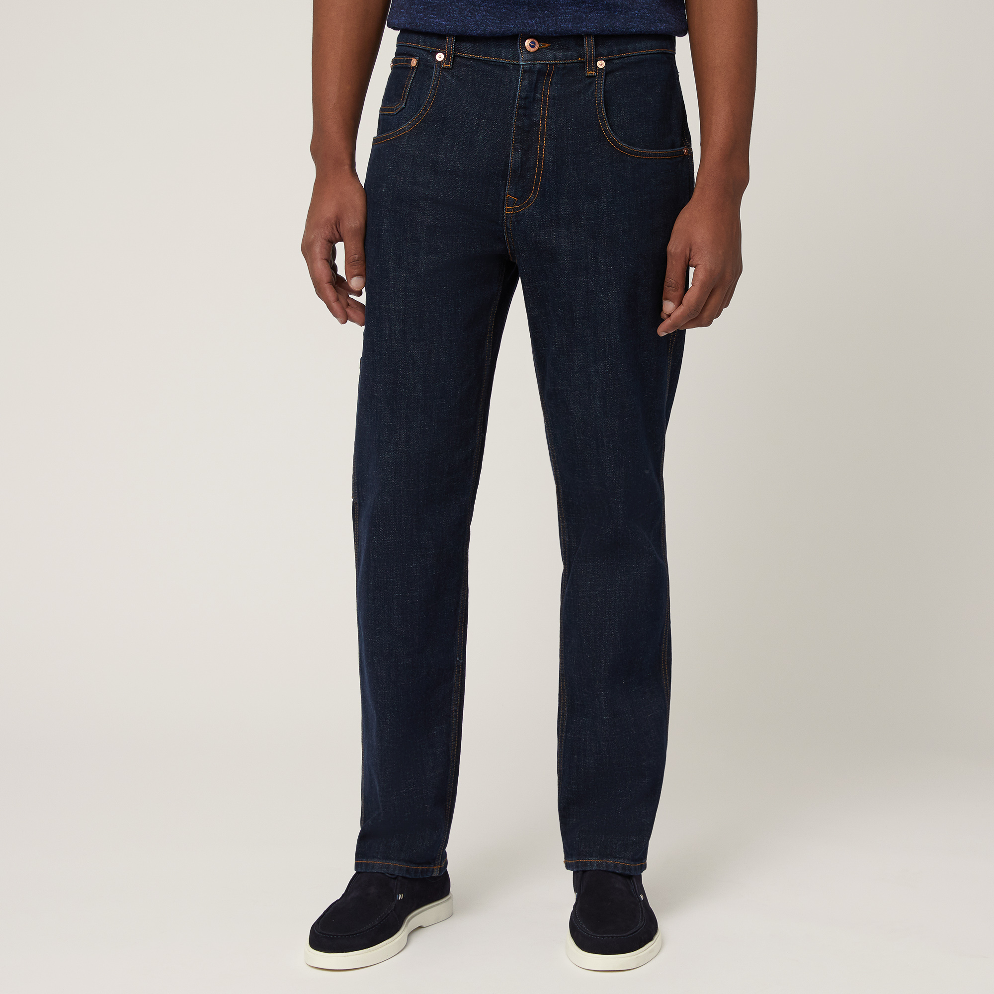 Pantaloni In Denim Workwear