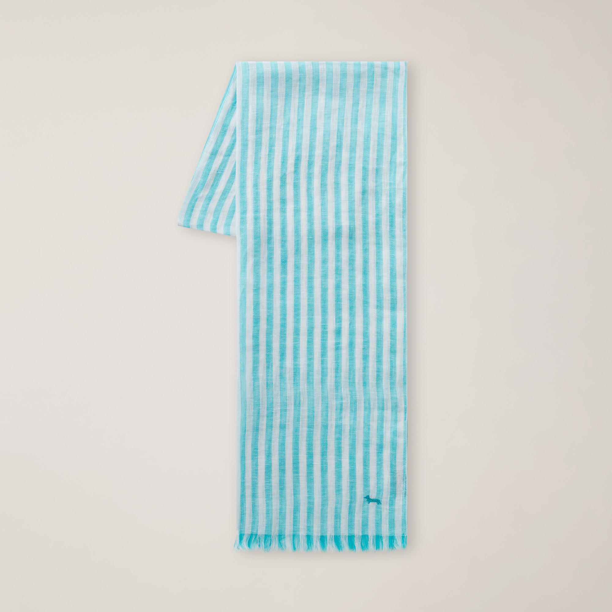 Sorbet Striped Linen Scarf