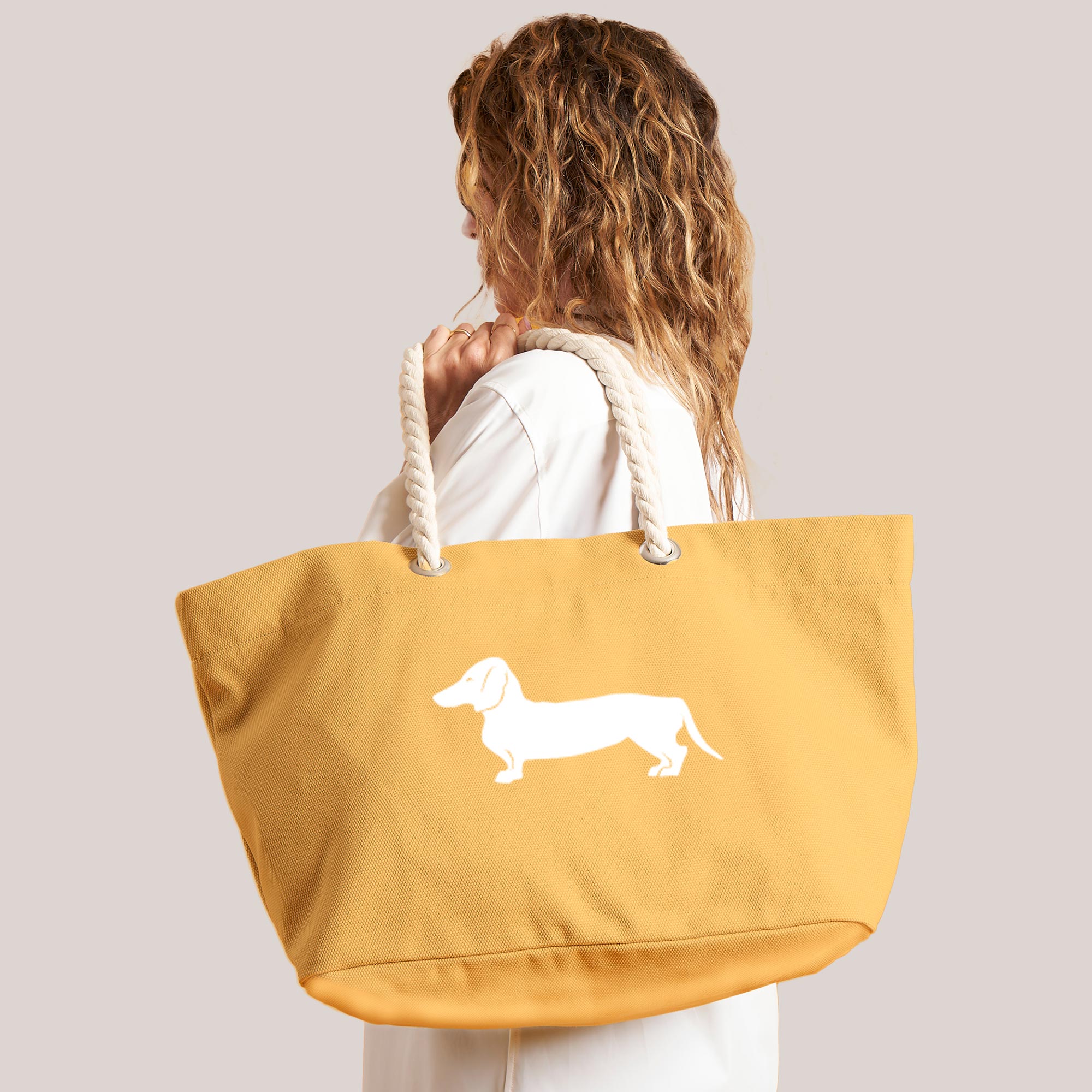 Capri Shopper, CANARY YELLOW, large image number 2