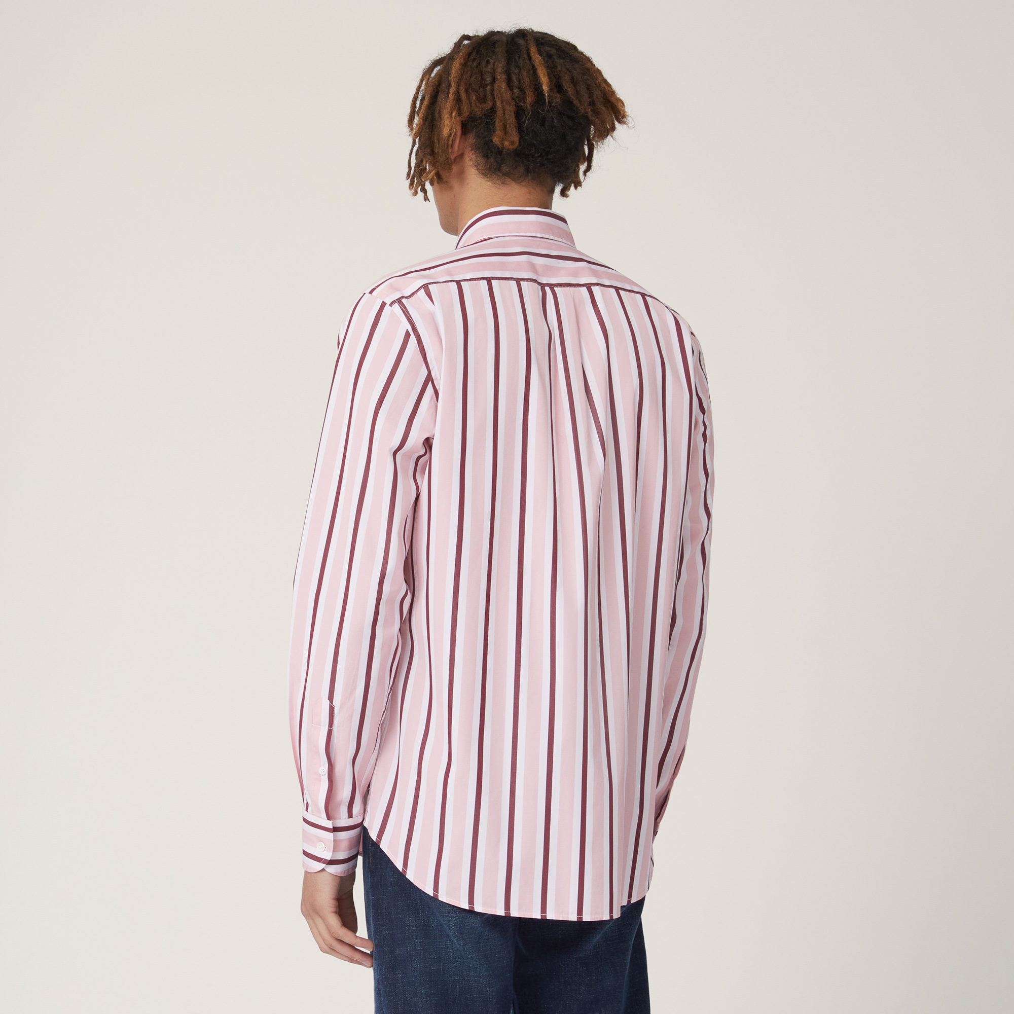 Vertical Stripe Shirt, Red, large image number 1