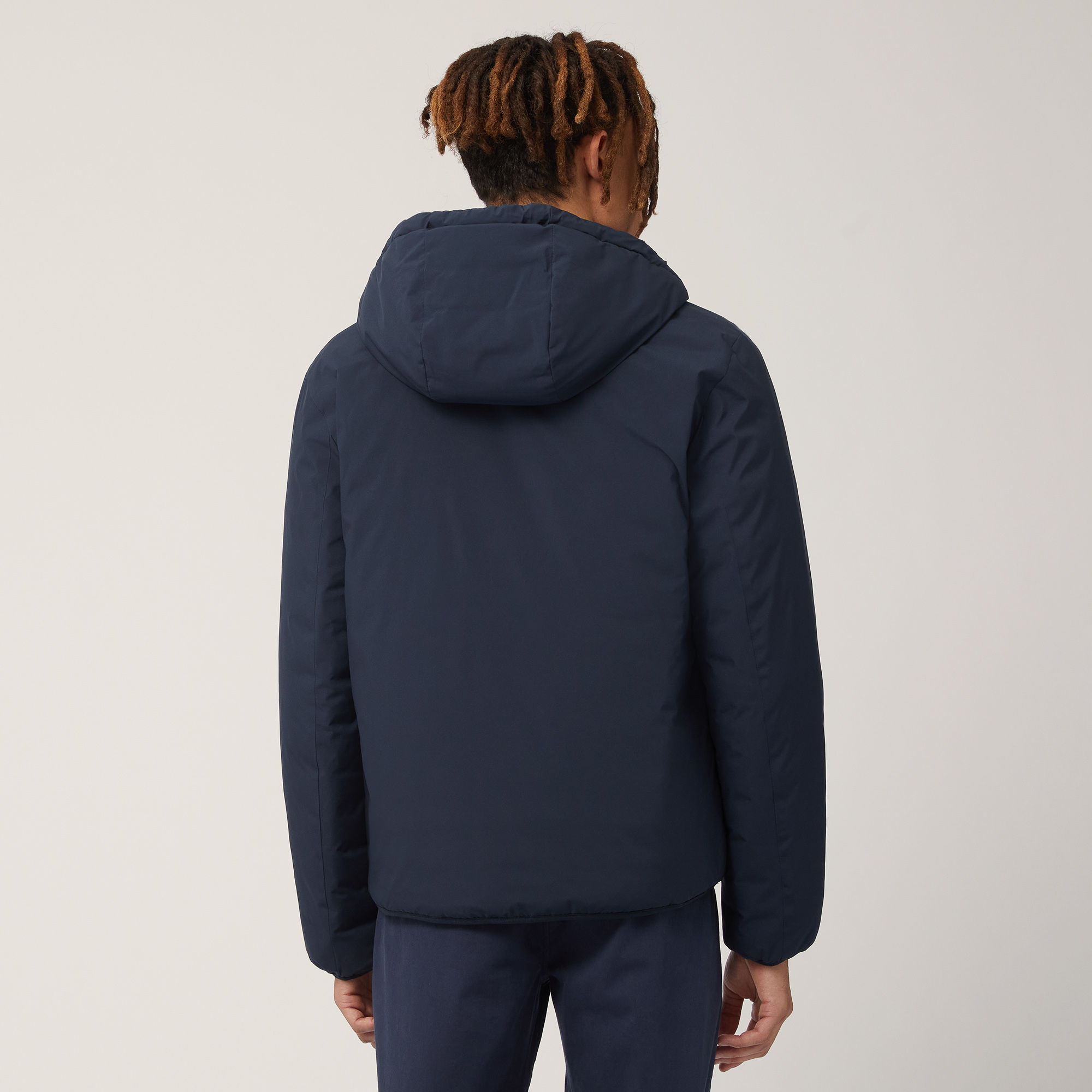 Hooded Jacket, Blue, large image number 1