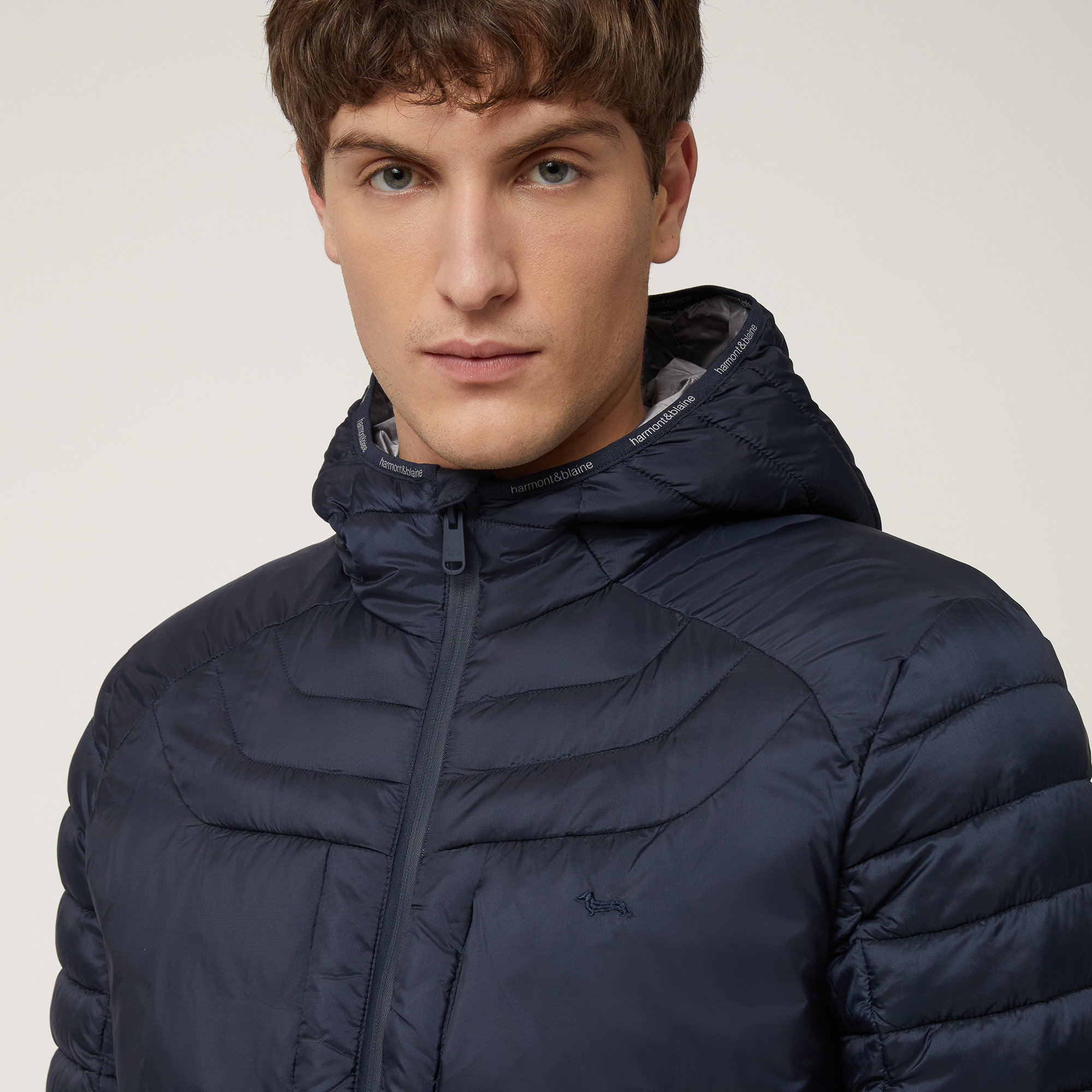 Jacket with Eco Padding, Navy Blue, large image number 2