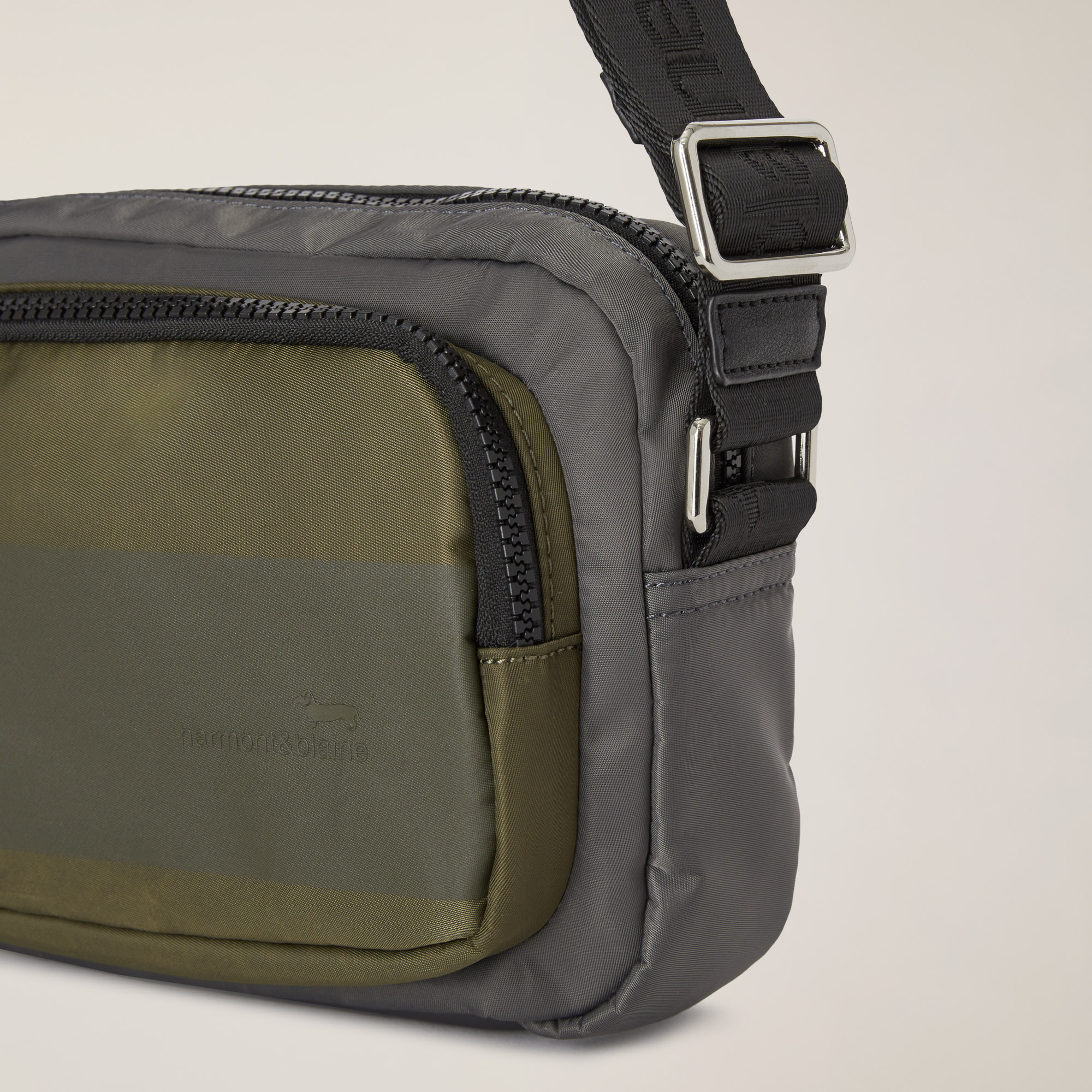 Crossbody Bag With Pockets, Grey, large image number 2