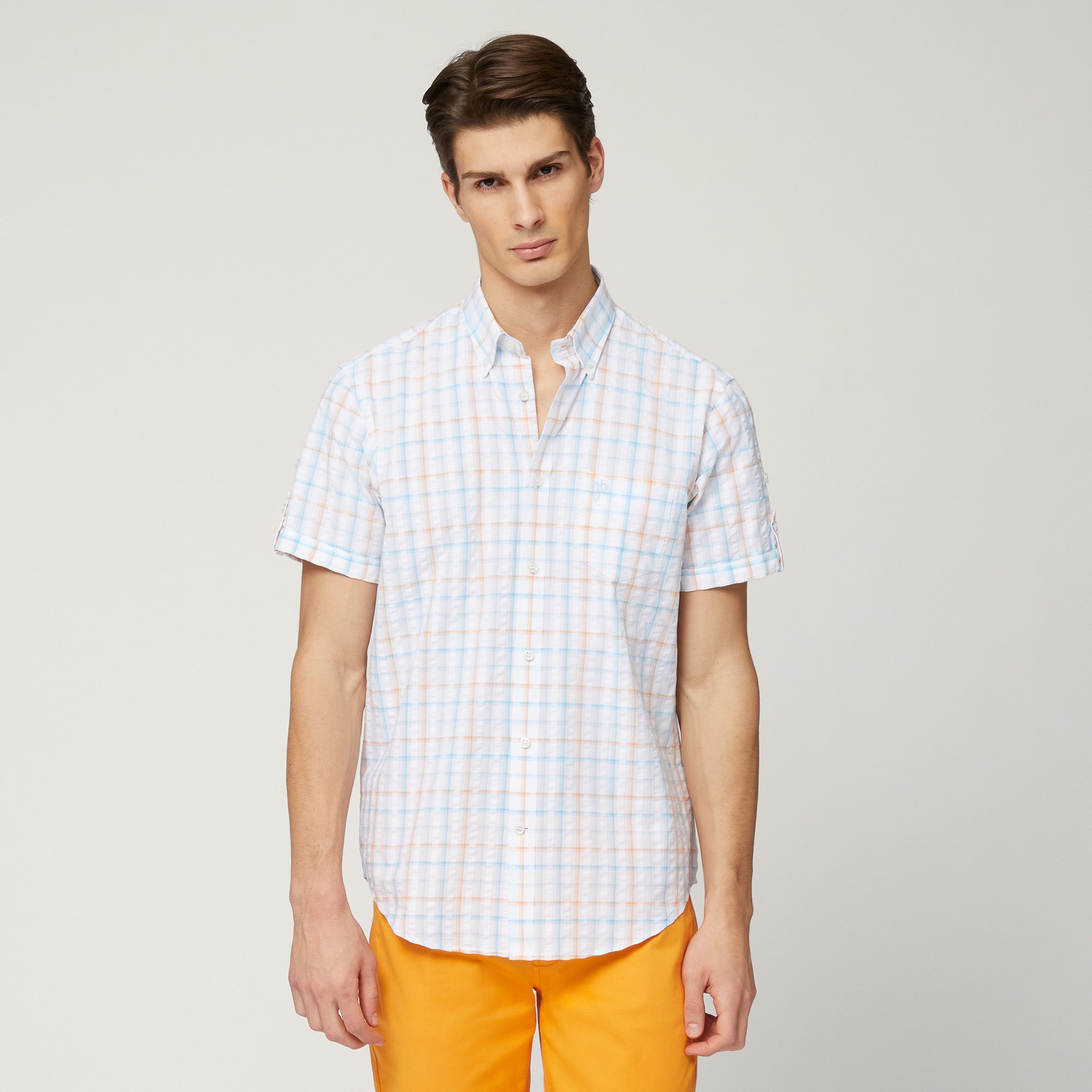 Short-Sleeved Check Shirt