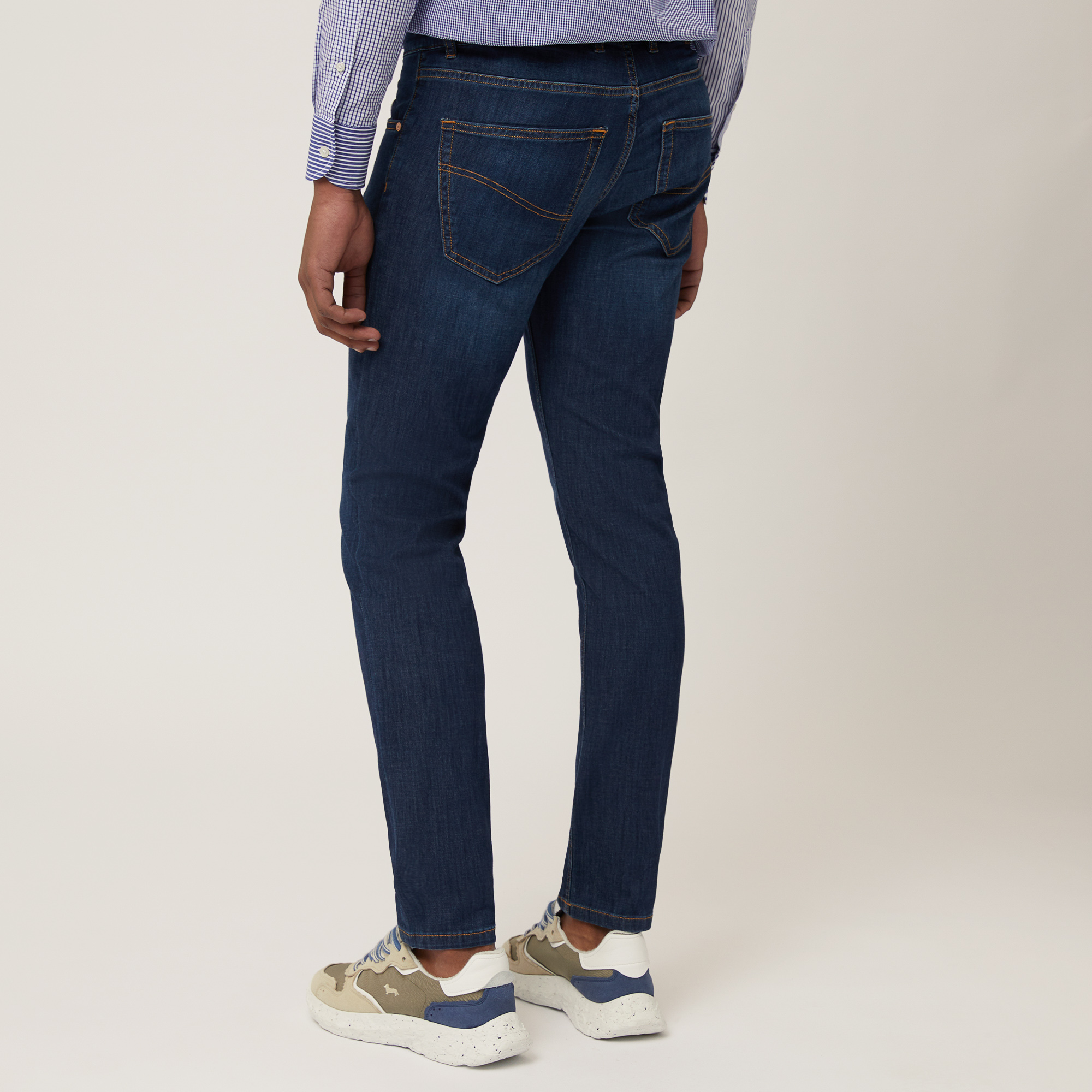 Narrow-Fit 5-Pocket Jeans, Denim Blue, large image number 1