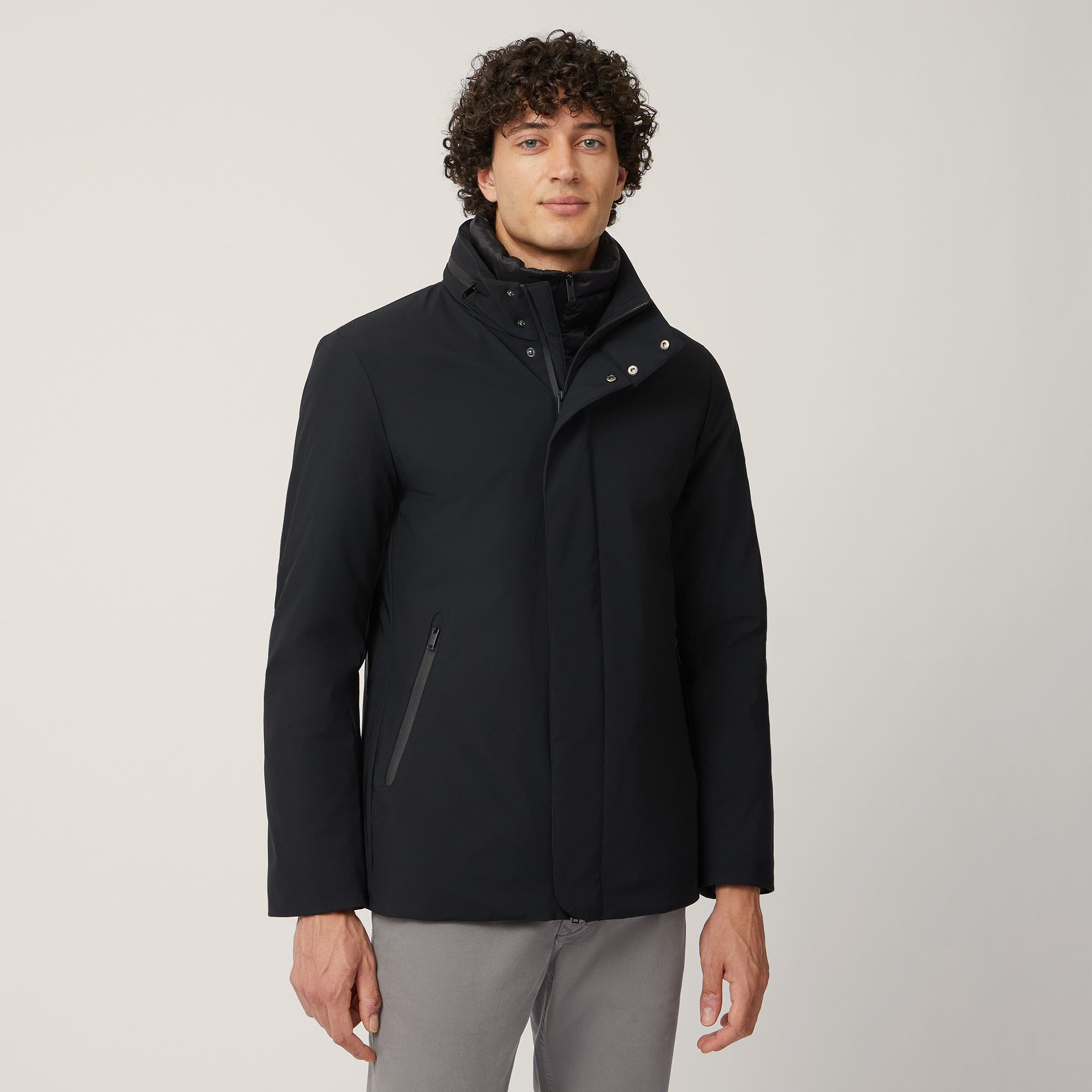 Field Jacket Interno In Nylon