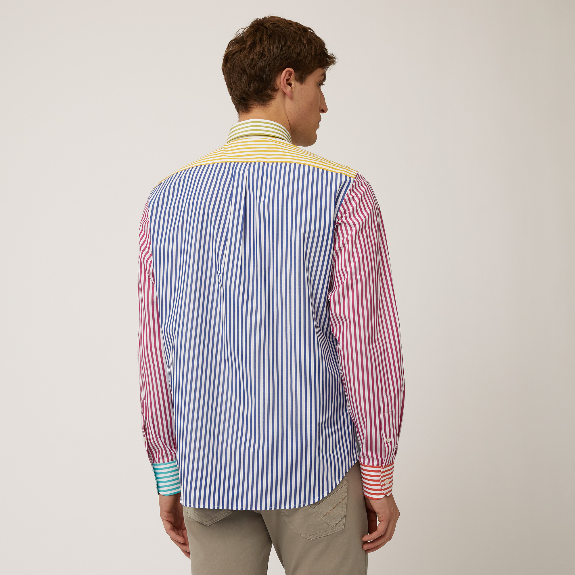 Color Block Striped Shirt