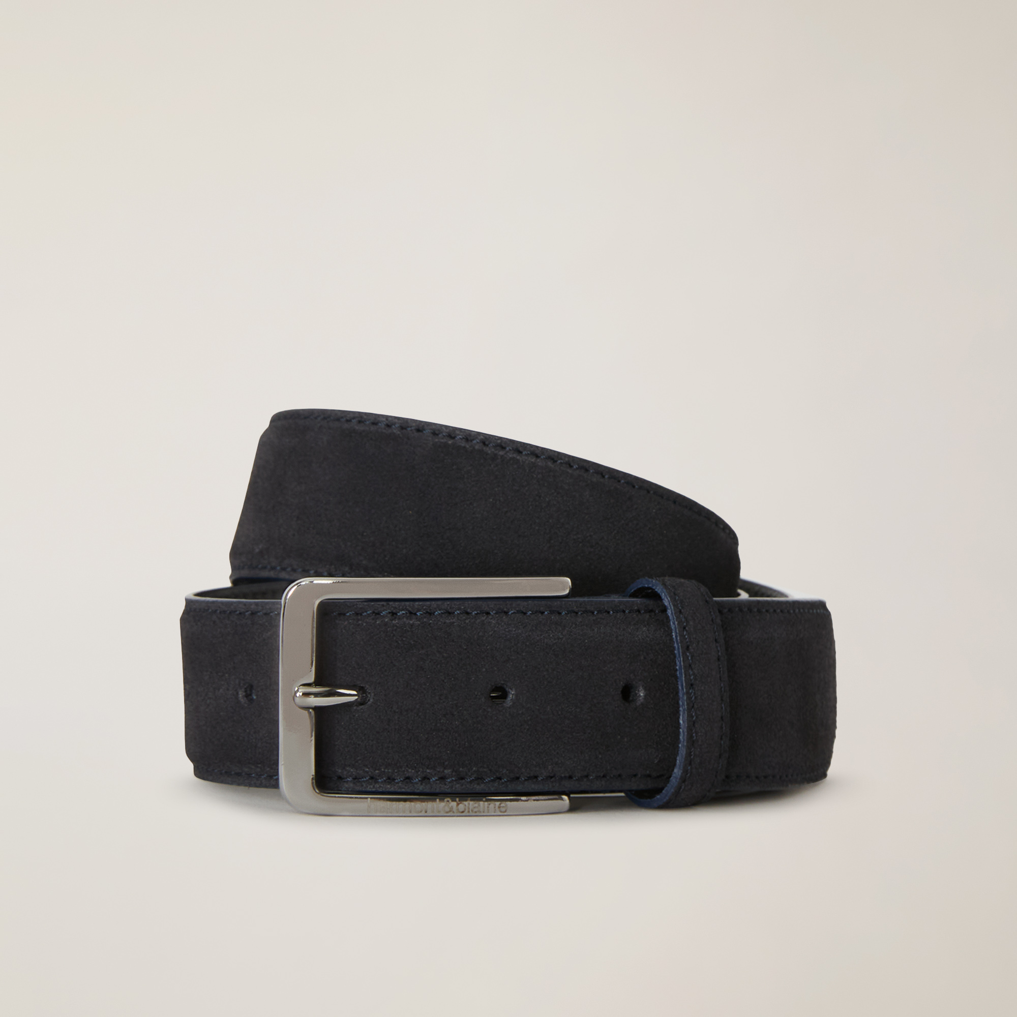 Suede Belt, Blue, large image number 0