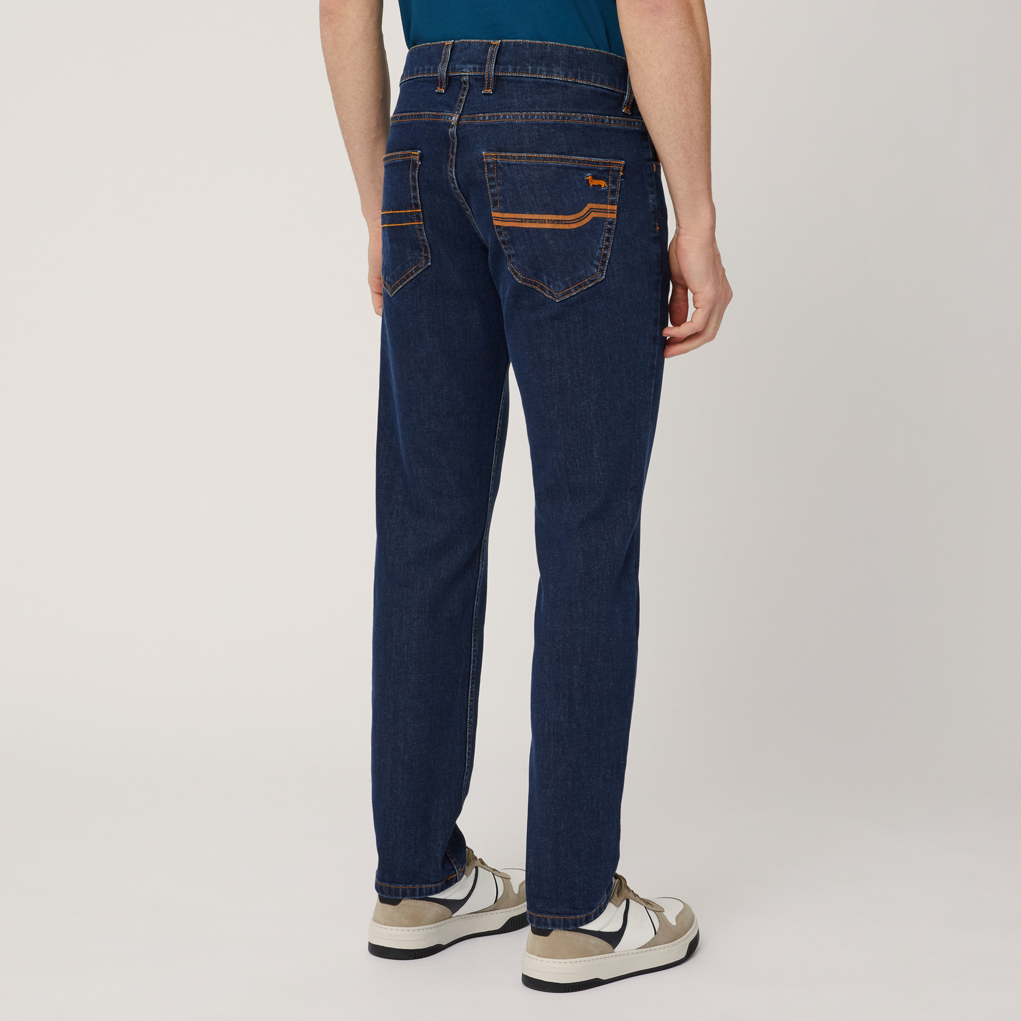 Jeans with Print at the Back, Denim, large image number 1