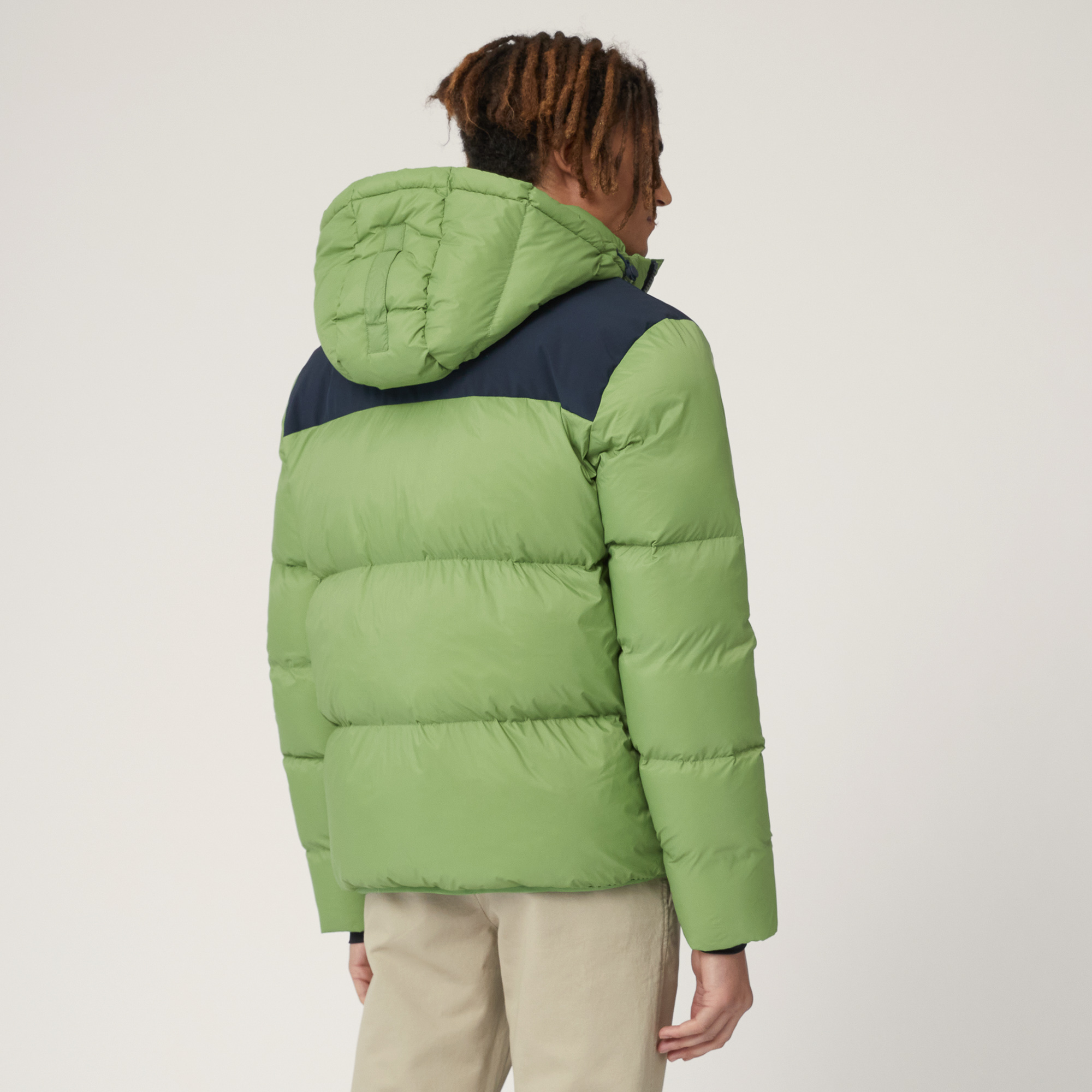 Bomber Jacket with Contrasting Details, Green, large image number 1