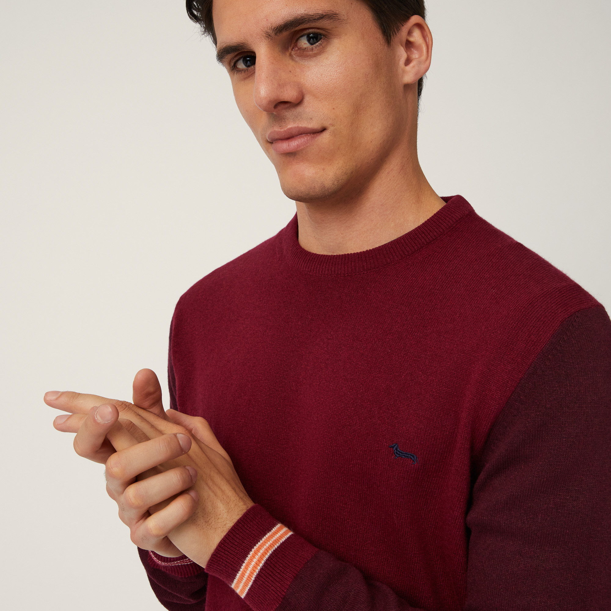 Pullover With Striped Cuffs, , large image number 2