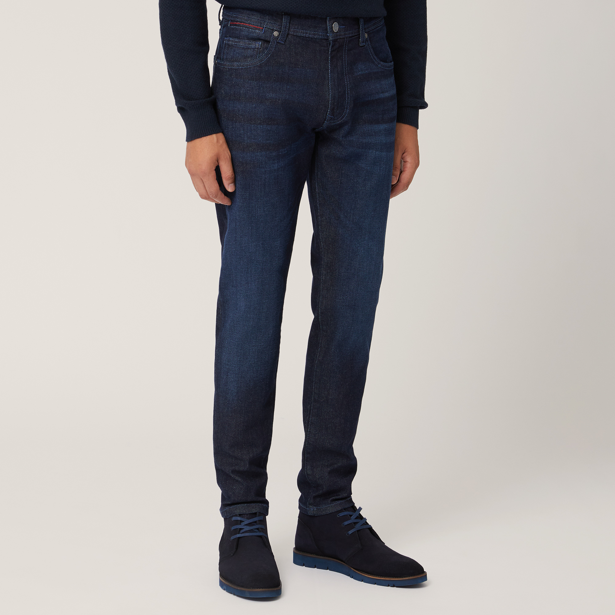 Pantaloni In Denim Stretch