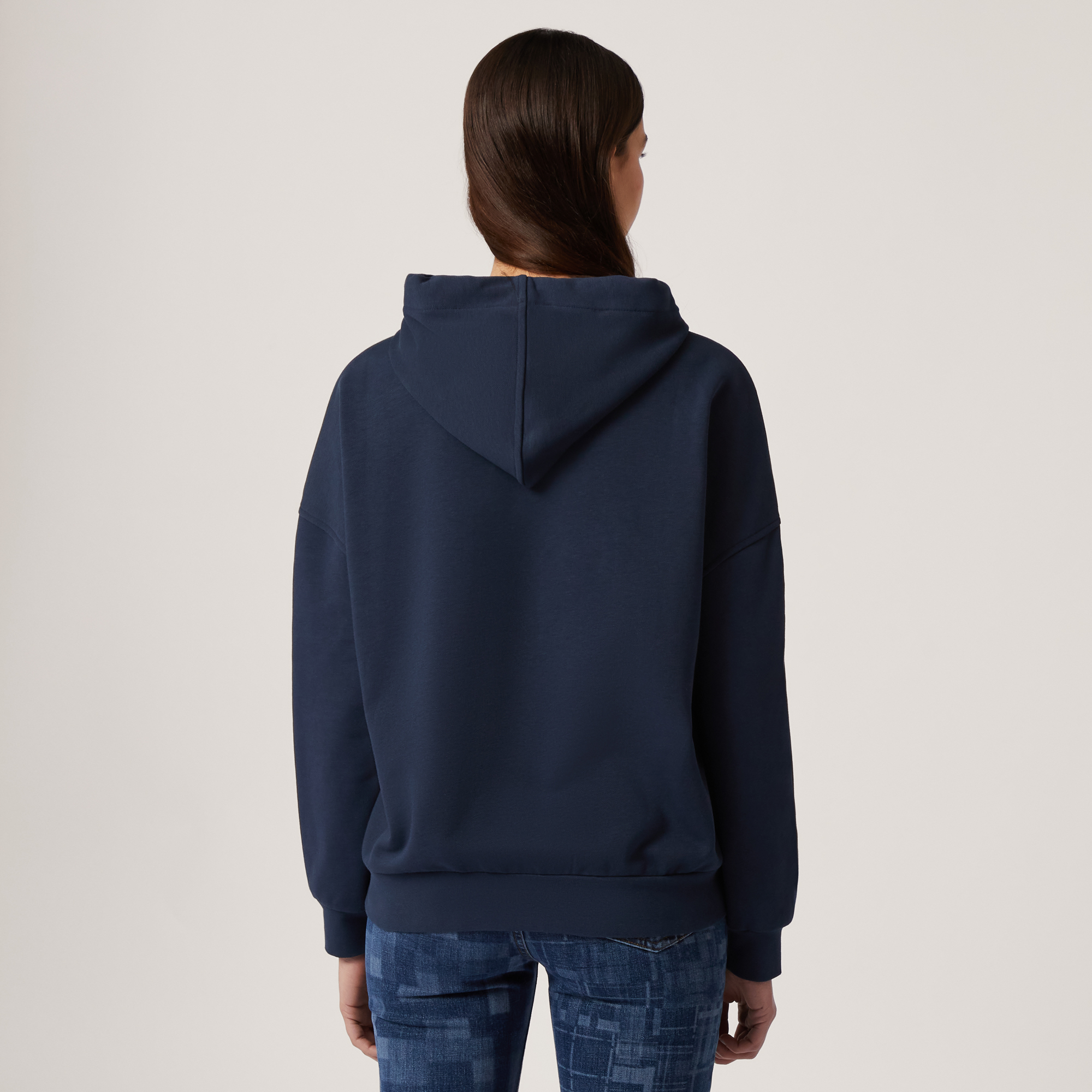 Hoodie with Dachshund, Navy Blue, large image number 1