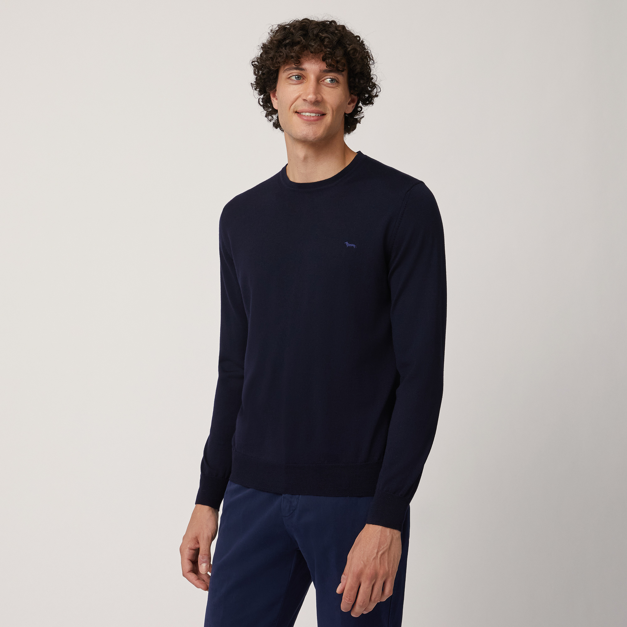 Pullover Leggero In Lana Merino