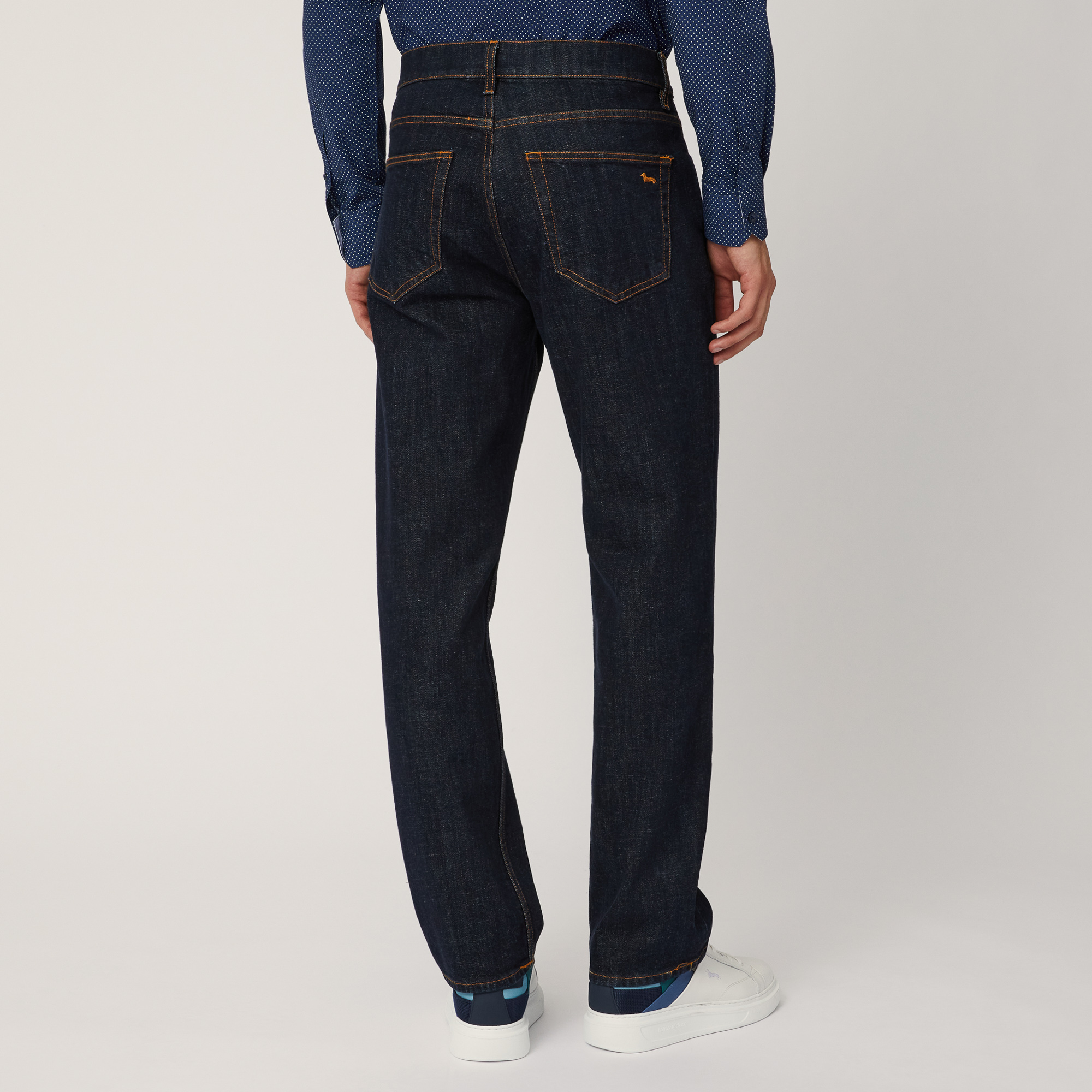 5-Pocket Denim Pants, Blue , large image number 1