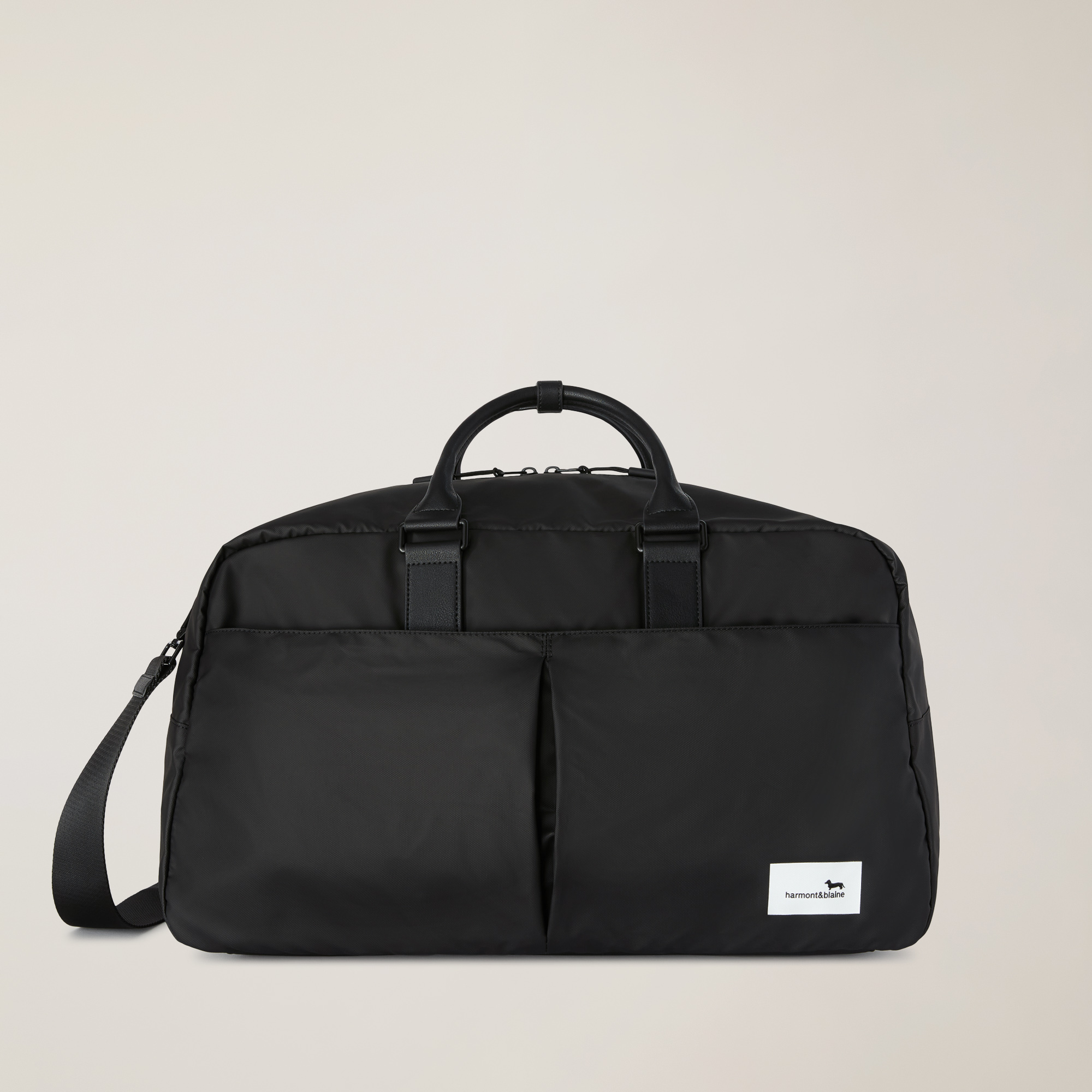 Travel Bag with Pockets, Black, large image number 0