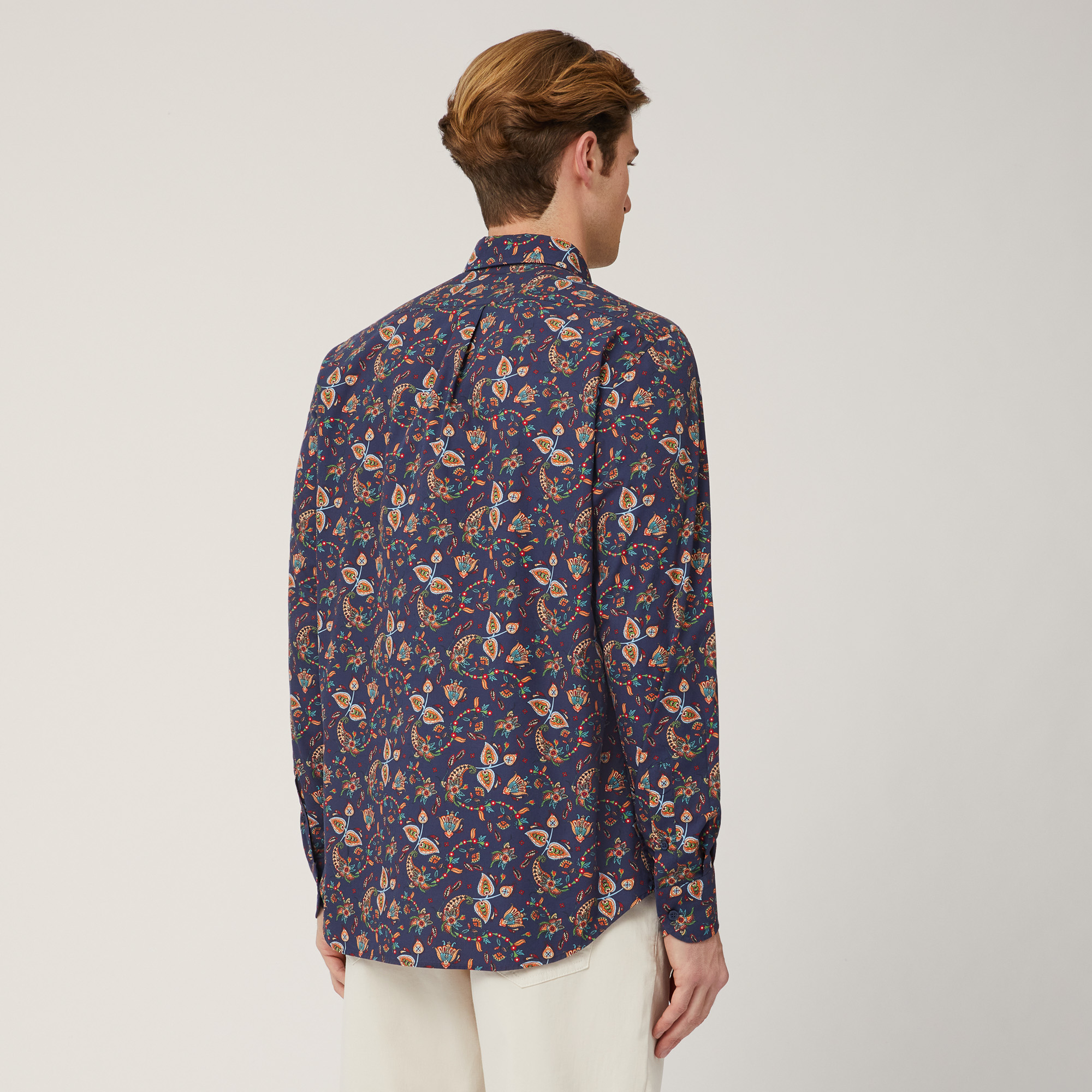 Camicia Con Fantasia All-Over