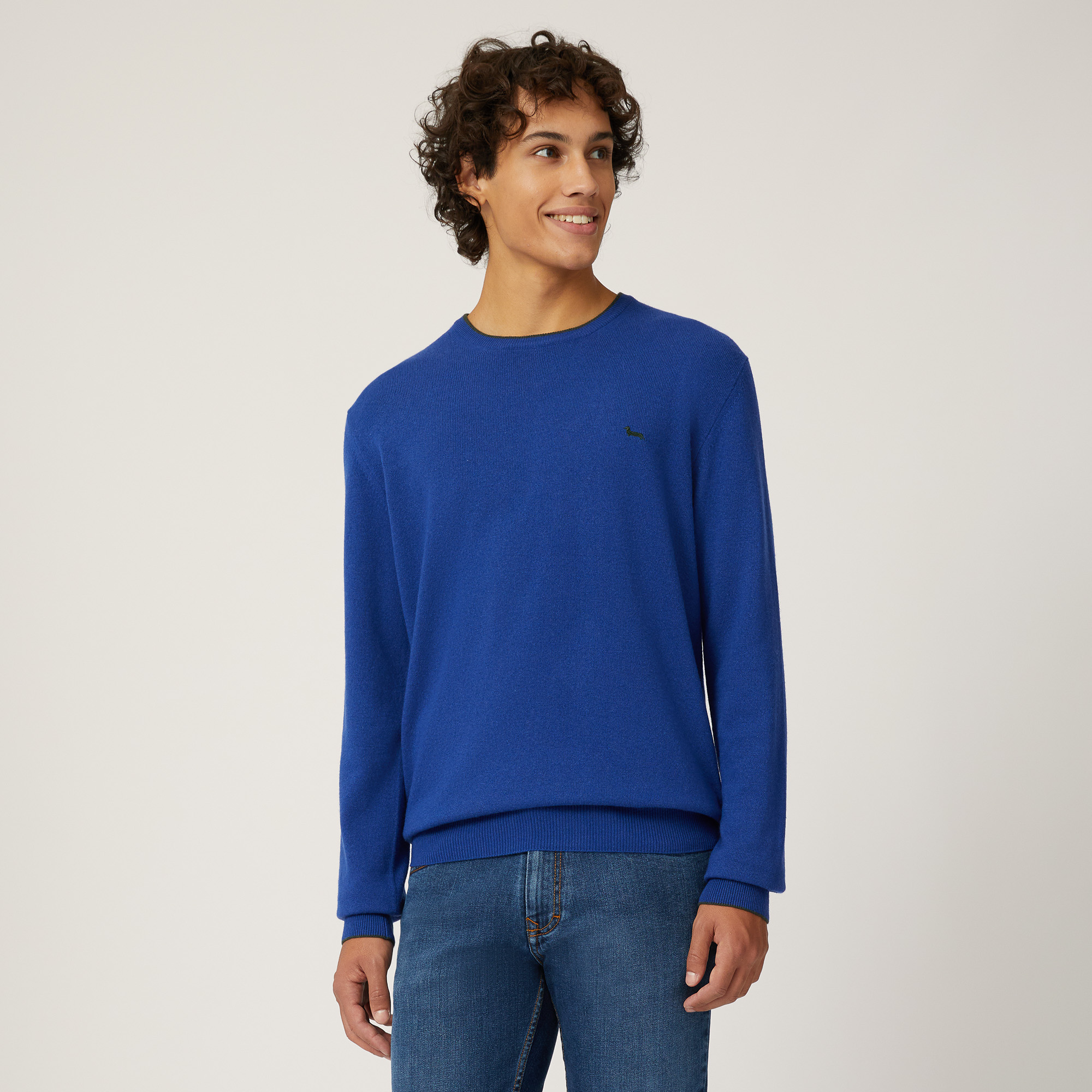 Pullover with Striped Details, Light Blue, large image number 0