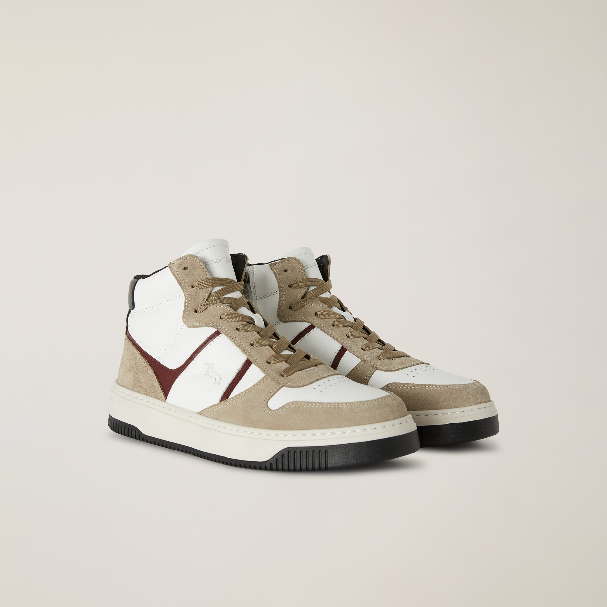 High-top Sneaker with Inserts