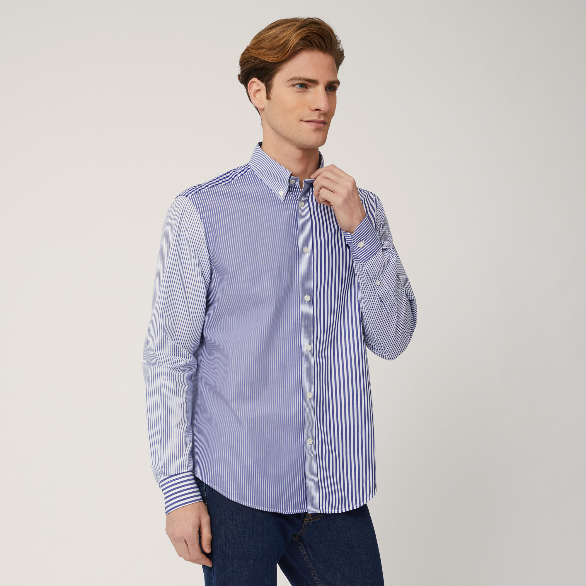 Regular Fit Piazzetta Shirt, Blue , large image number 0