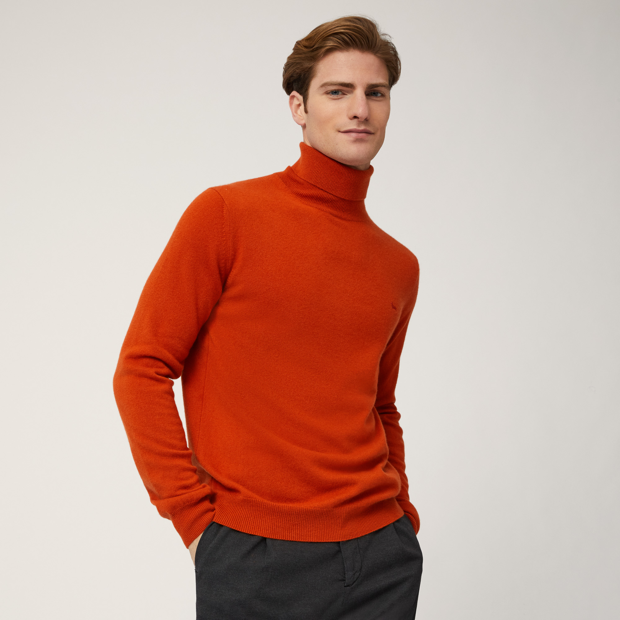 Dolcevita In Puro Cashmere, Arancio, large image number 0