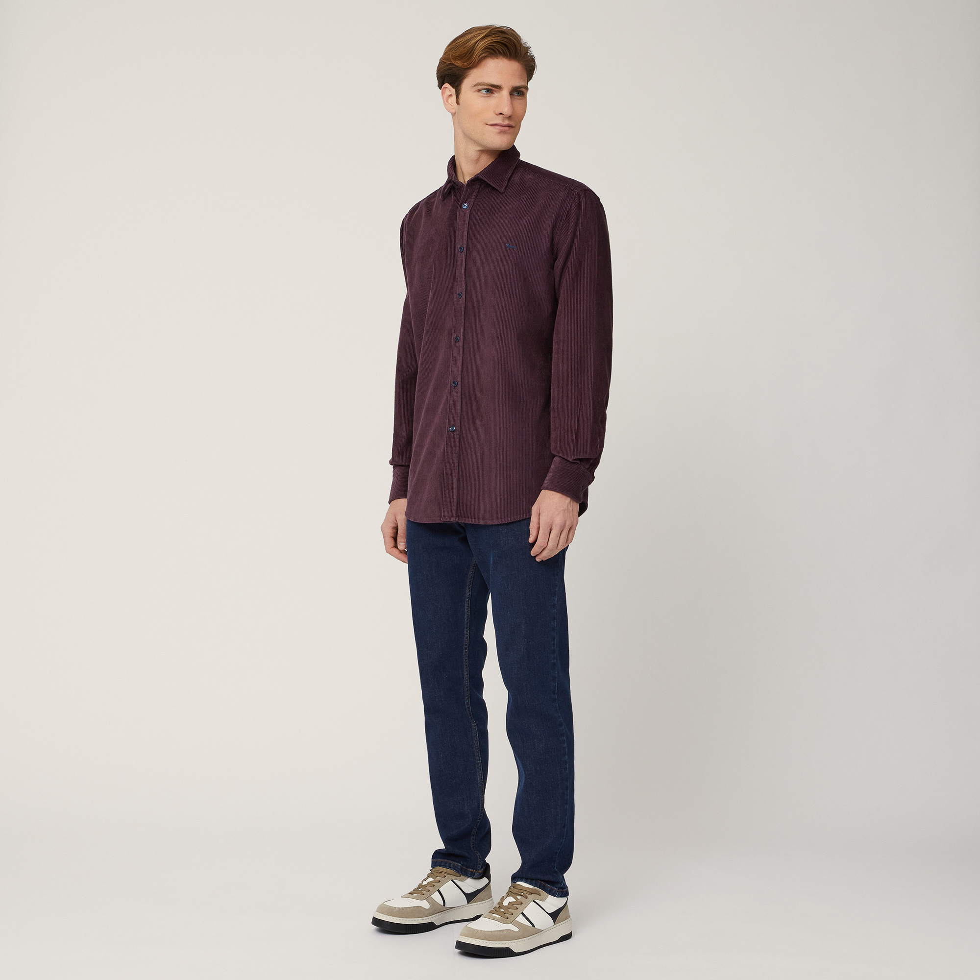 Velvet Shirt, Plum, large image number 3