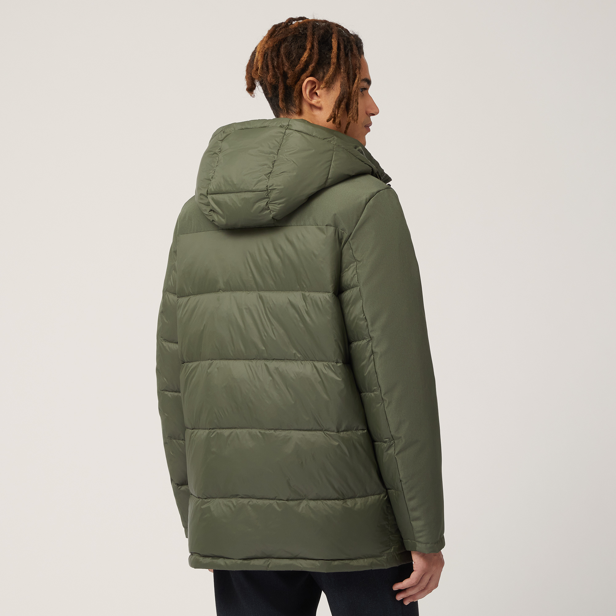 Quilted Parka with Hood, , large image number 1