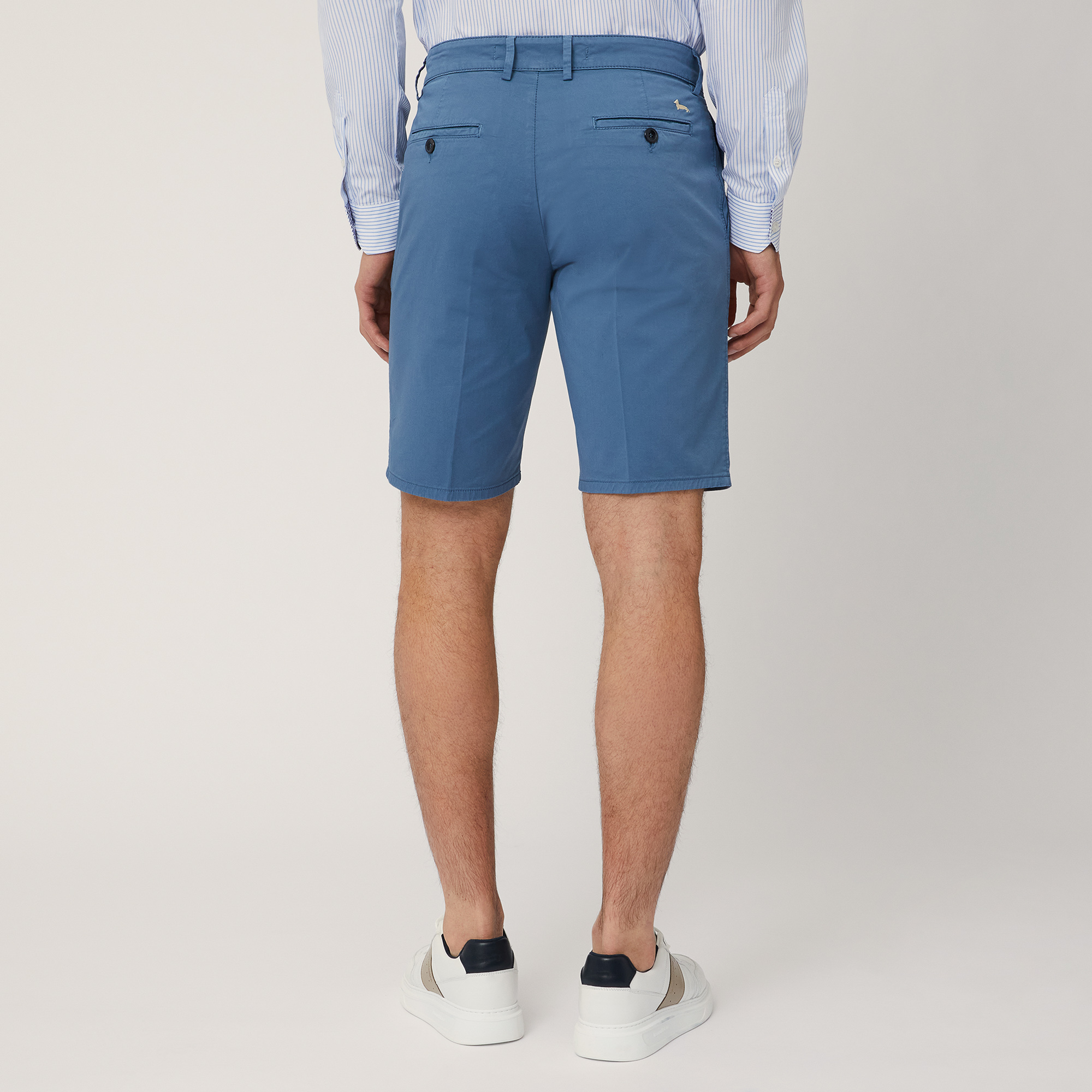 Regular Fit Bermuda Shorts, Blue, large image number 1
