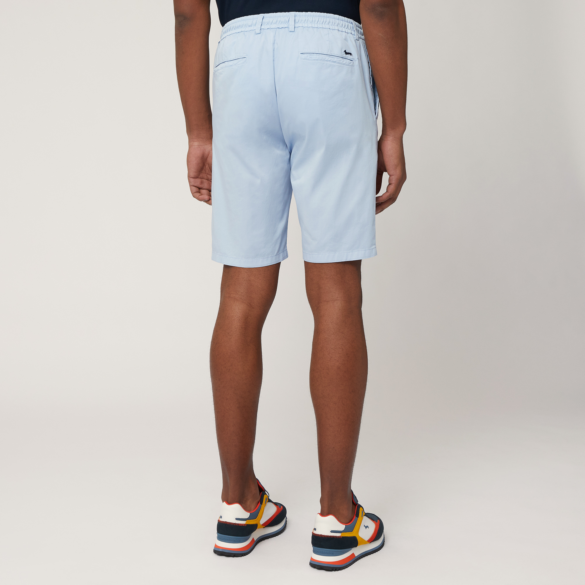 Cotton Bermuda Shorts with Drawstring, Light Blue, large image number 1