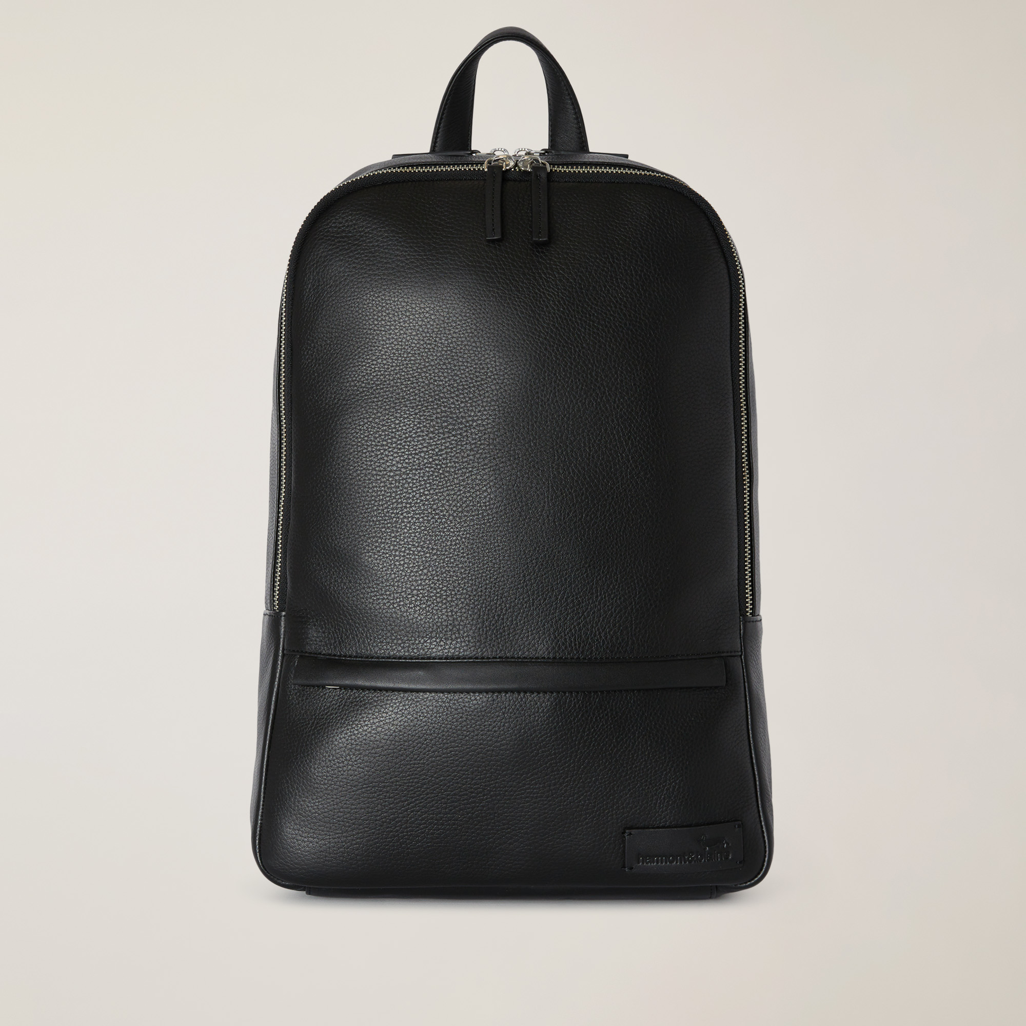 Blaine Leather Backpack, Black, large image number 0