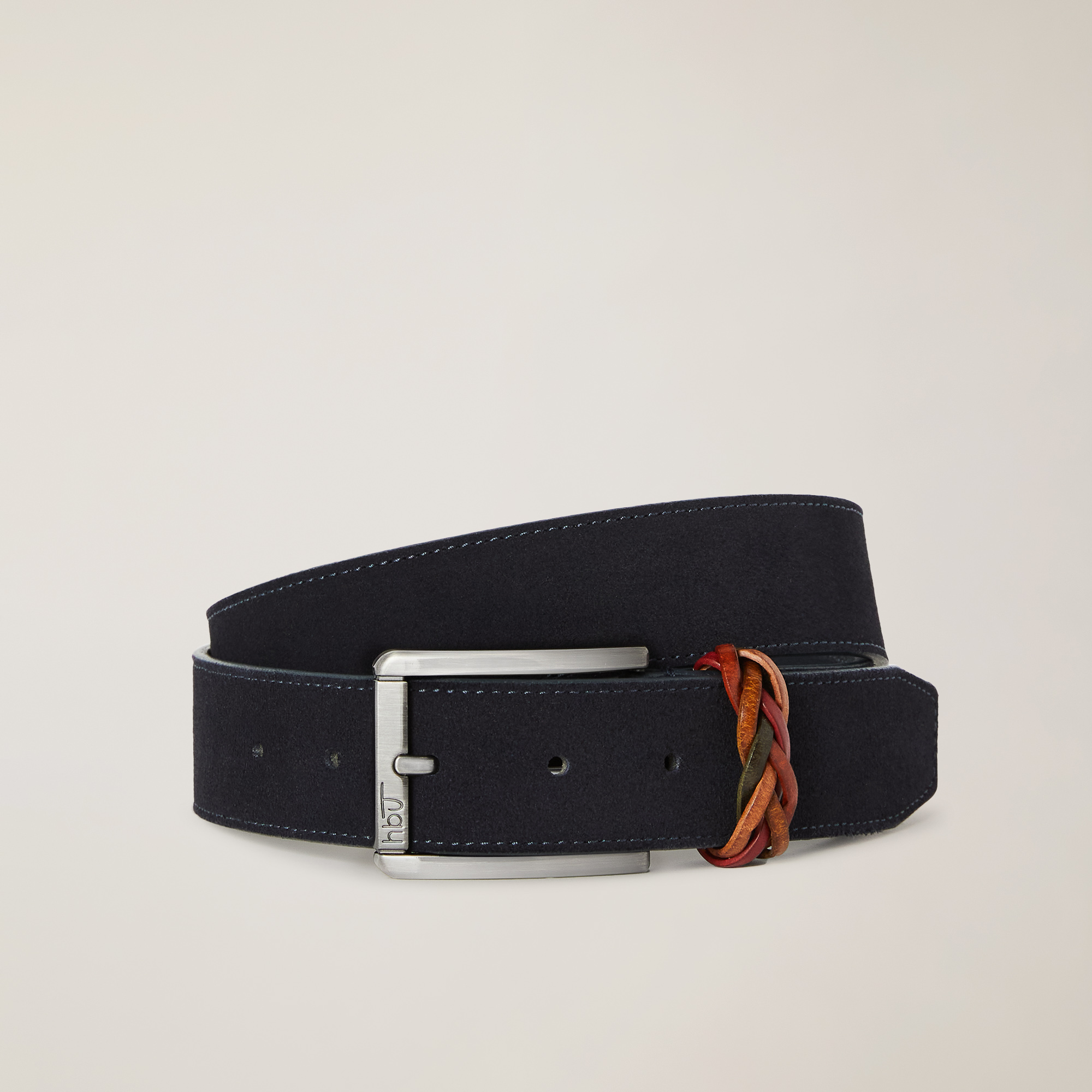 Belt with Woven Loop