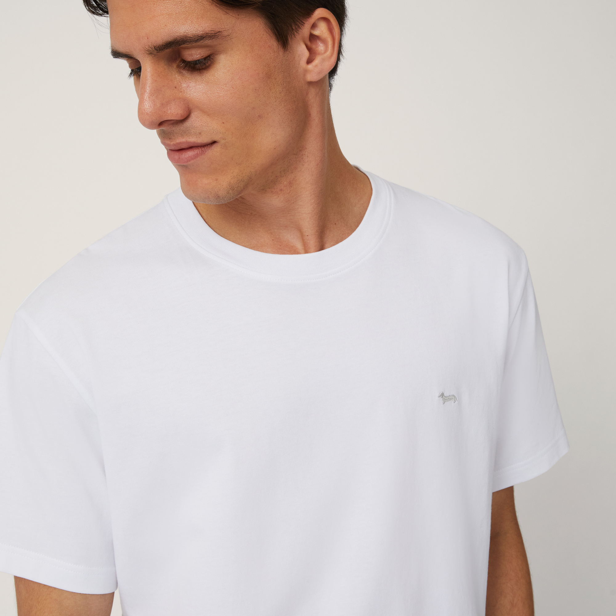 Relaxed Fit T-Shirt with Logo, White, large image number 2