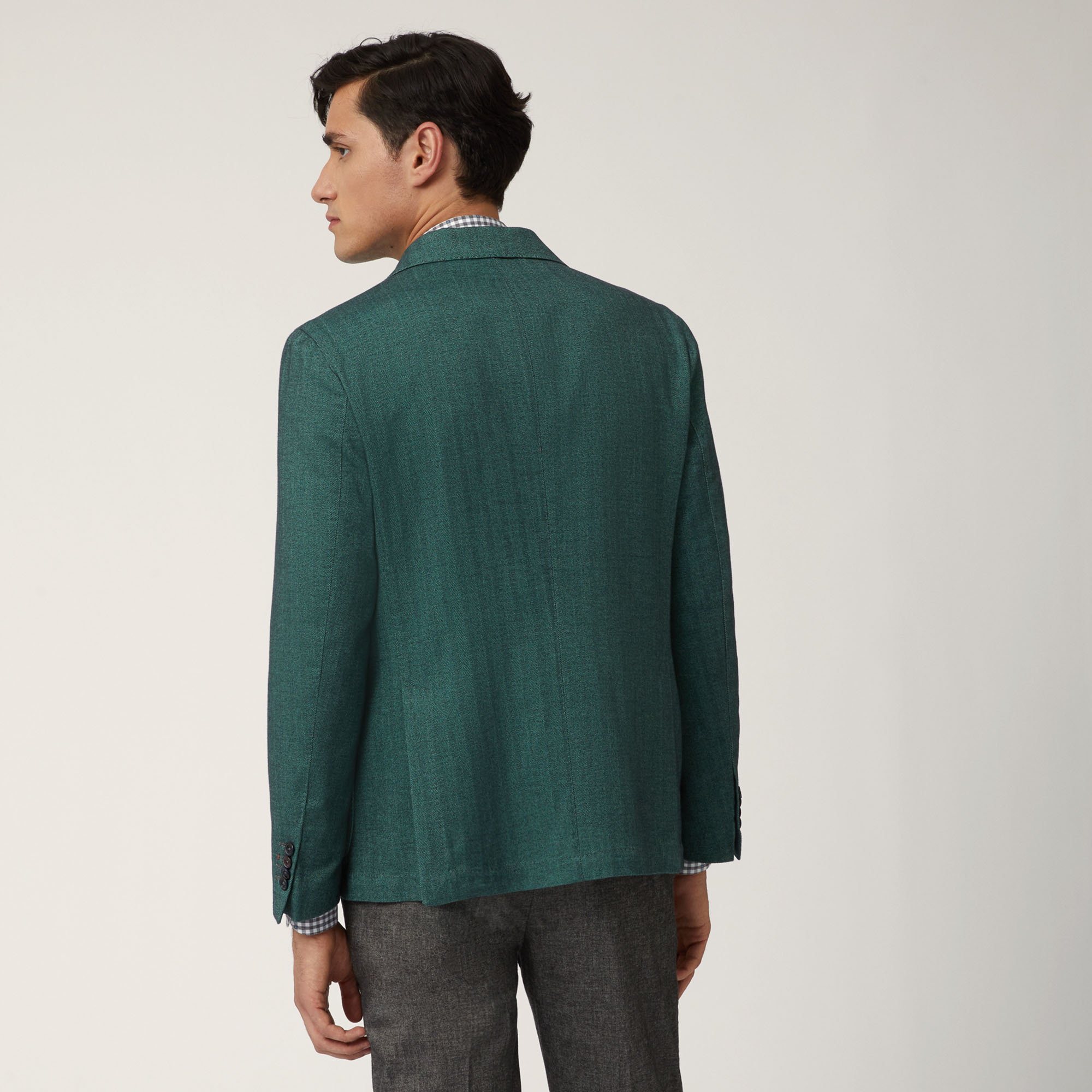 Green linen blazer on sale mens