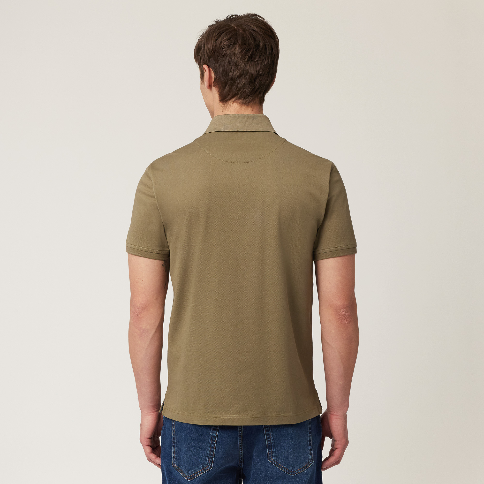 Polo with Pocket, Military Green, large image number 1